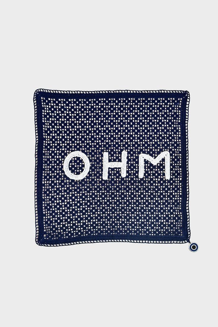 OHM Yazılı El İşi Dantel Örtü