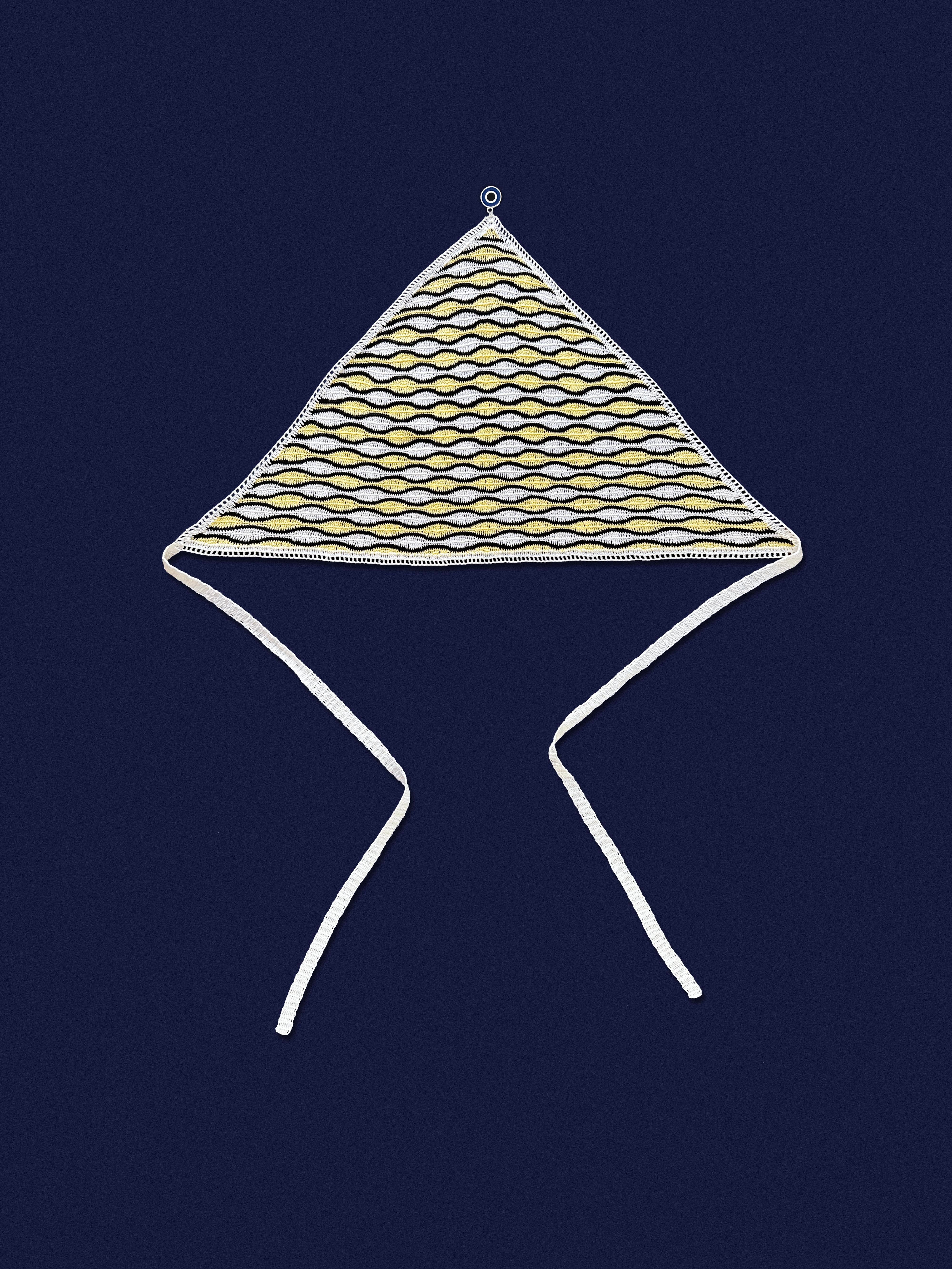 Sarı Siyah Waves Bandana