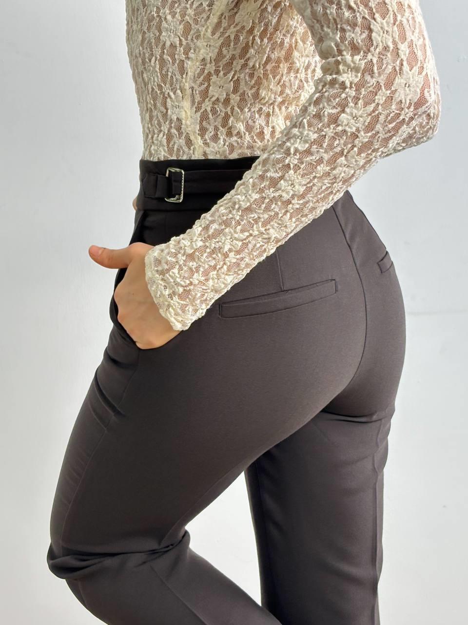 Kadın Kumaş Regular İspanyol Paça Pantolon