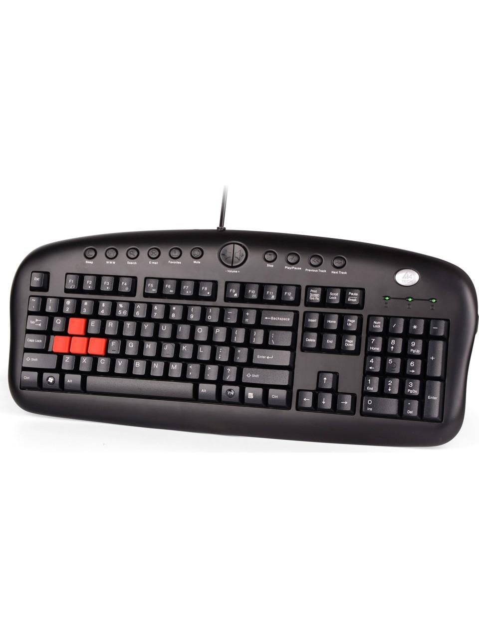A4 TECH KB-28G Q Türkçe USB Multimedya Siyah Klavye
