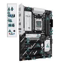 ASUS B650E MAX GAMING WIFI B650 DDR5 (Vga Yok) GLan 2.5G ATX HD DP WIFI6 BT M2 RGB AM5 AMD Anakart