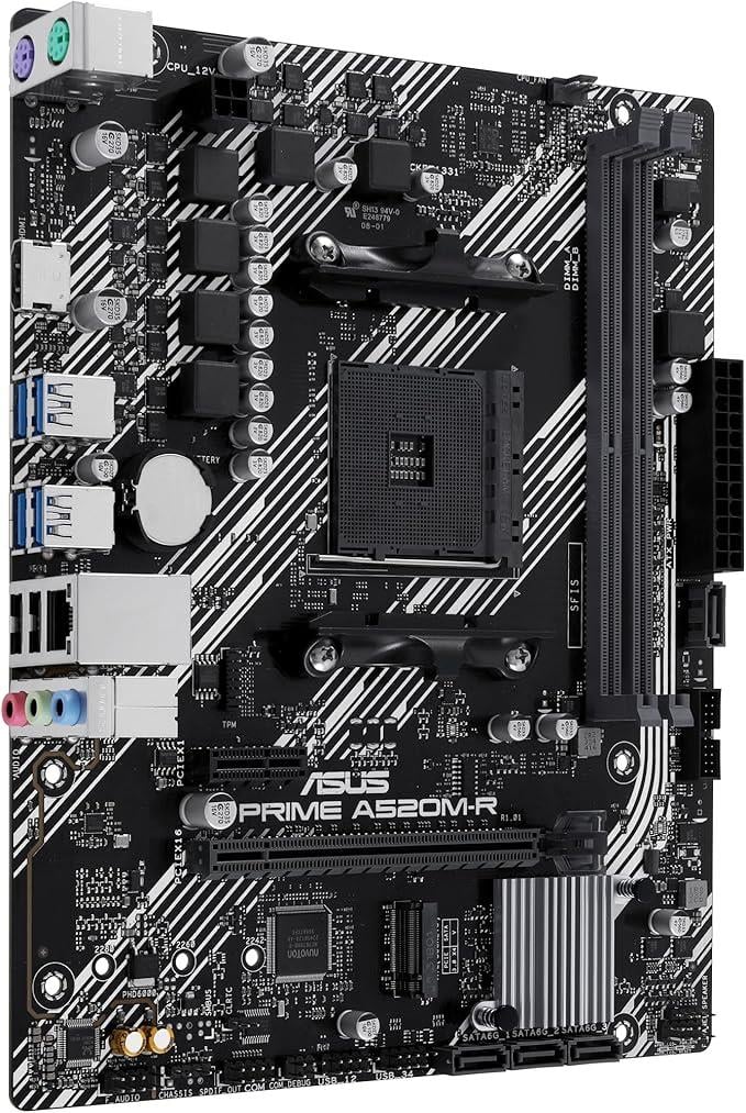 ASUS PRIME A520M-R A520 DDR4 (Vga Yok) GLan mATX HDMI M2 USB3.2 AM4 AMD Anakart