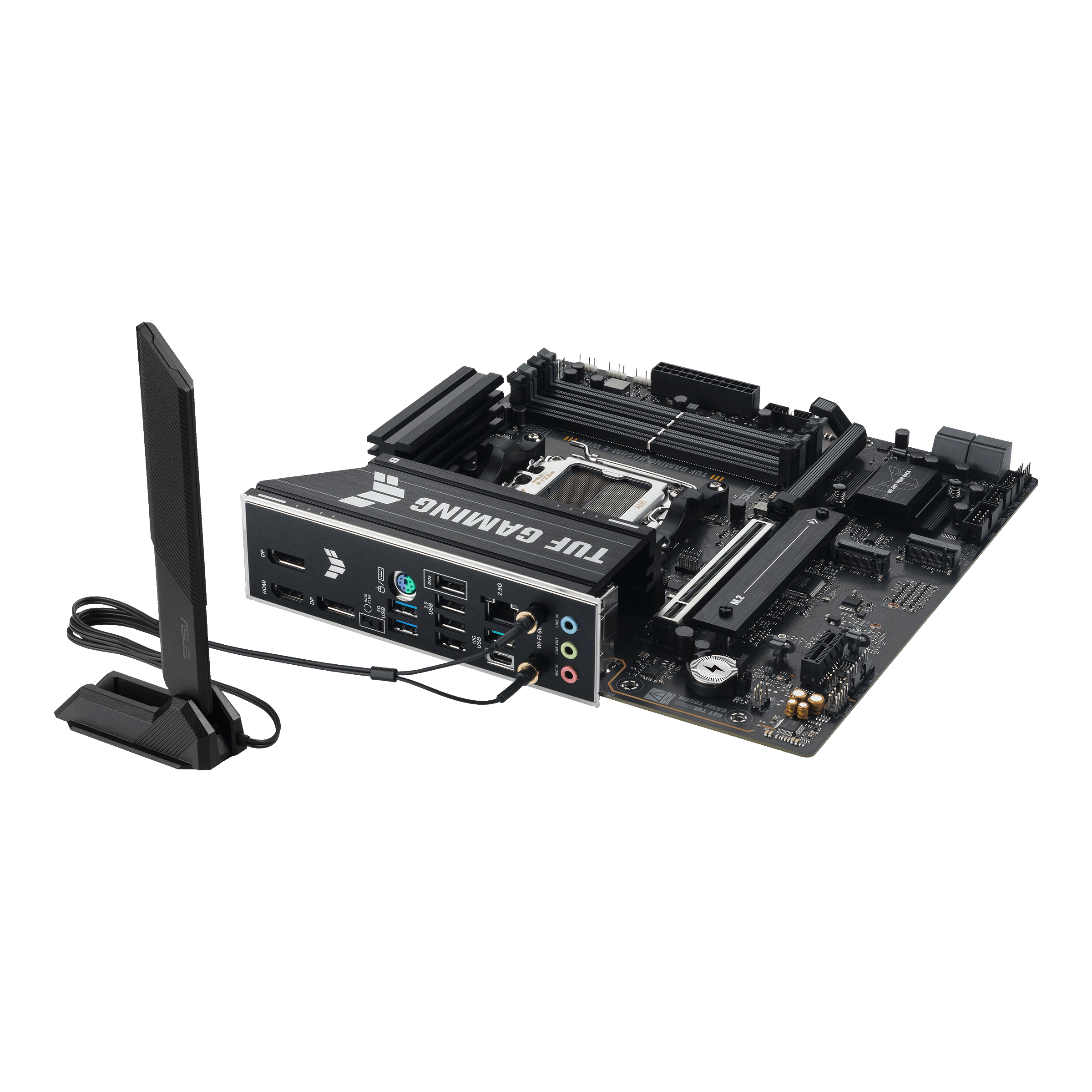ASUS TUF GAMING B850M-E WIFI B850M DDR5 (Vga Yok) GLan 2.5G mATX HD DP TYP-C M2 WIFI BT AM5 AMD Anakart