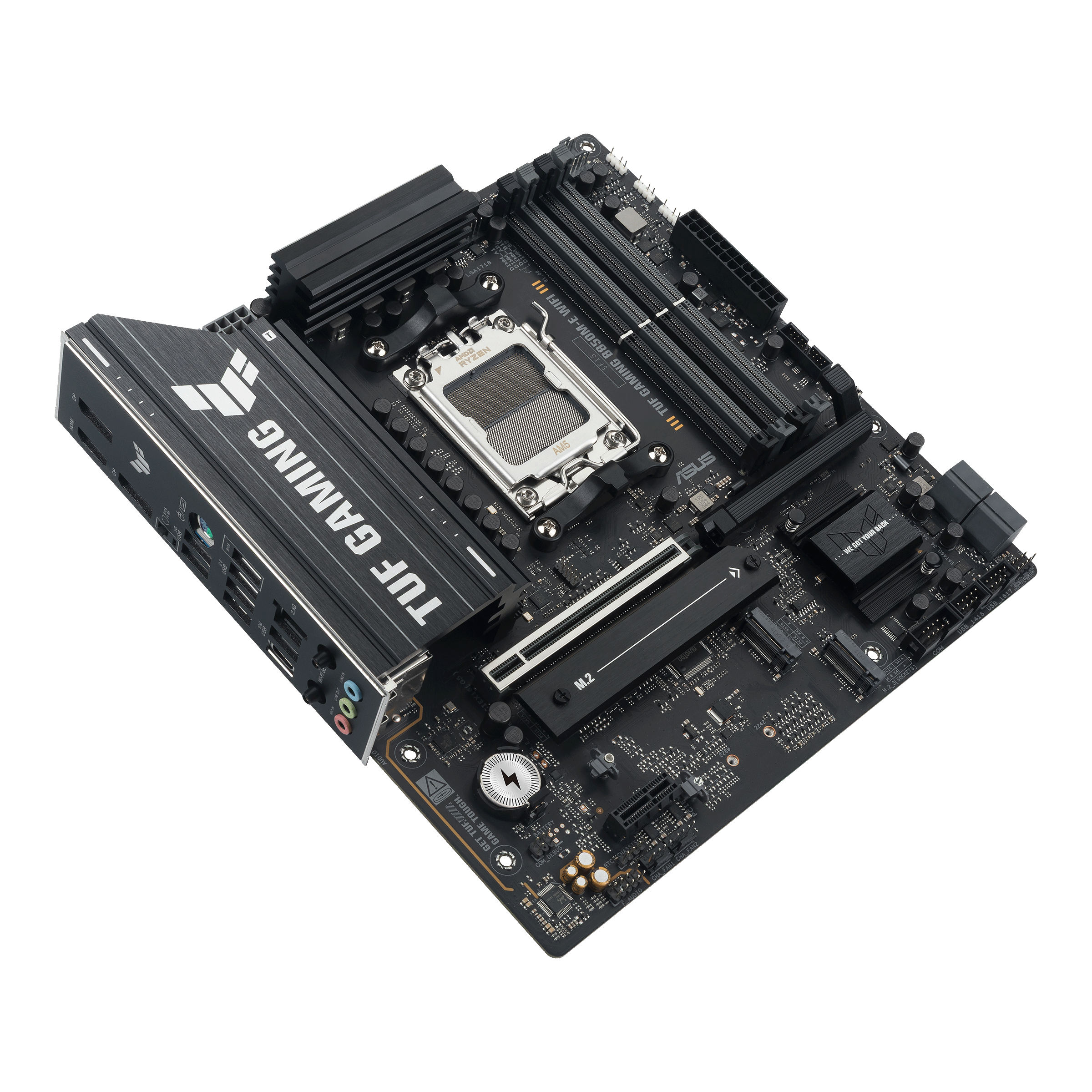 ASUS TUF GAMING B850M-E WIFI B850M DDR5 (Vga Yok) GLan 2.5G mATX HD DP TYP-C M2 WIFI BT AM5 AMD Anakart