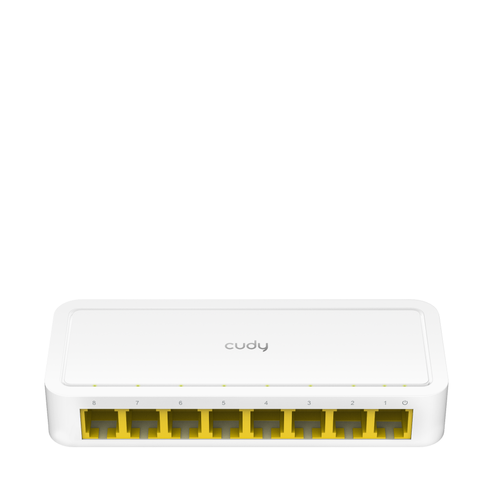 CUDY FS108D 8 port Mbit Desktop Yönetilemez Plastik Kasa Switch