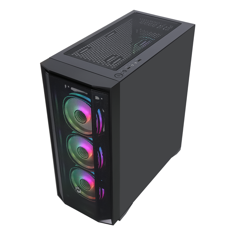 FRISBY CX-500 750W 80+ Bronze Siyah Mesh ARGB Ring Fanlı Mid Tower ATX Kasa