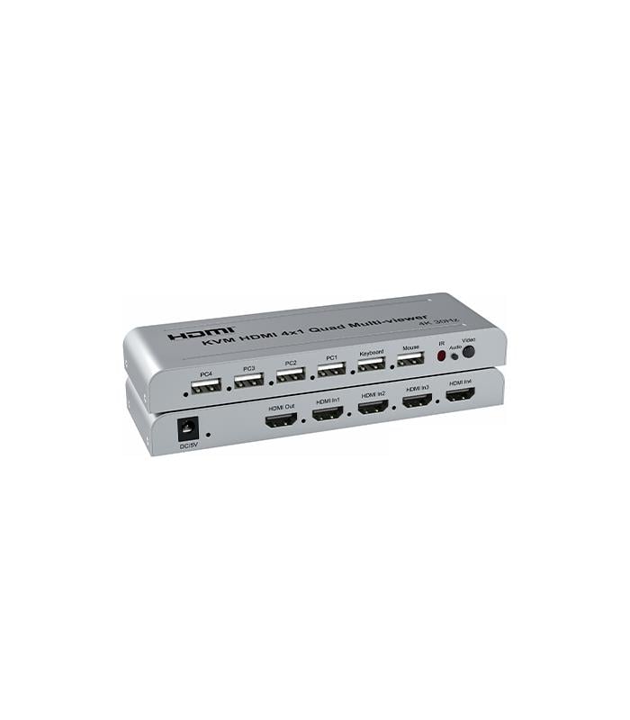 NVC HDSW4 KVM 1×4 HDMI Switcher