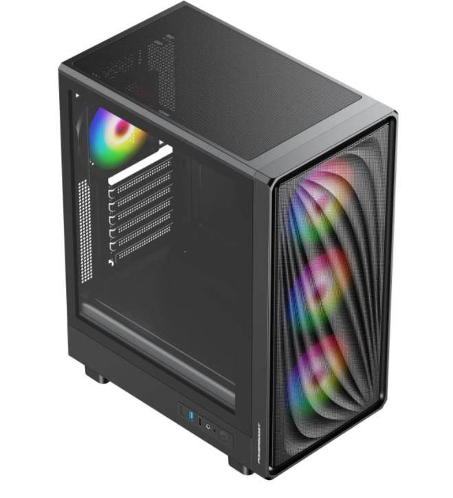 POWER BOOST PB-A5065B 600W 80+ Bronze Siyah Mesh Panel Mid Tower ATX Kasa