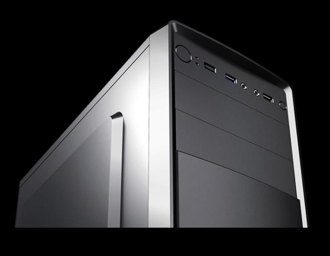 VENTO VS120S 500W Peak Siyah Mid Tower ATX Kasa
