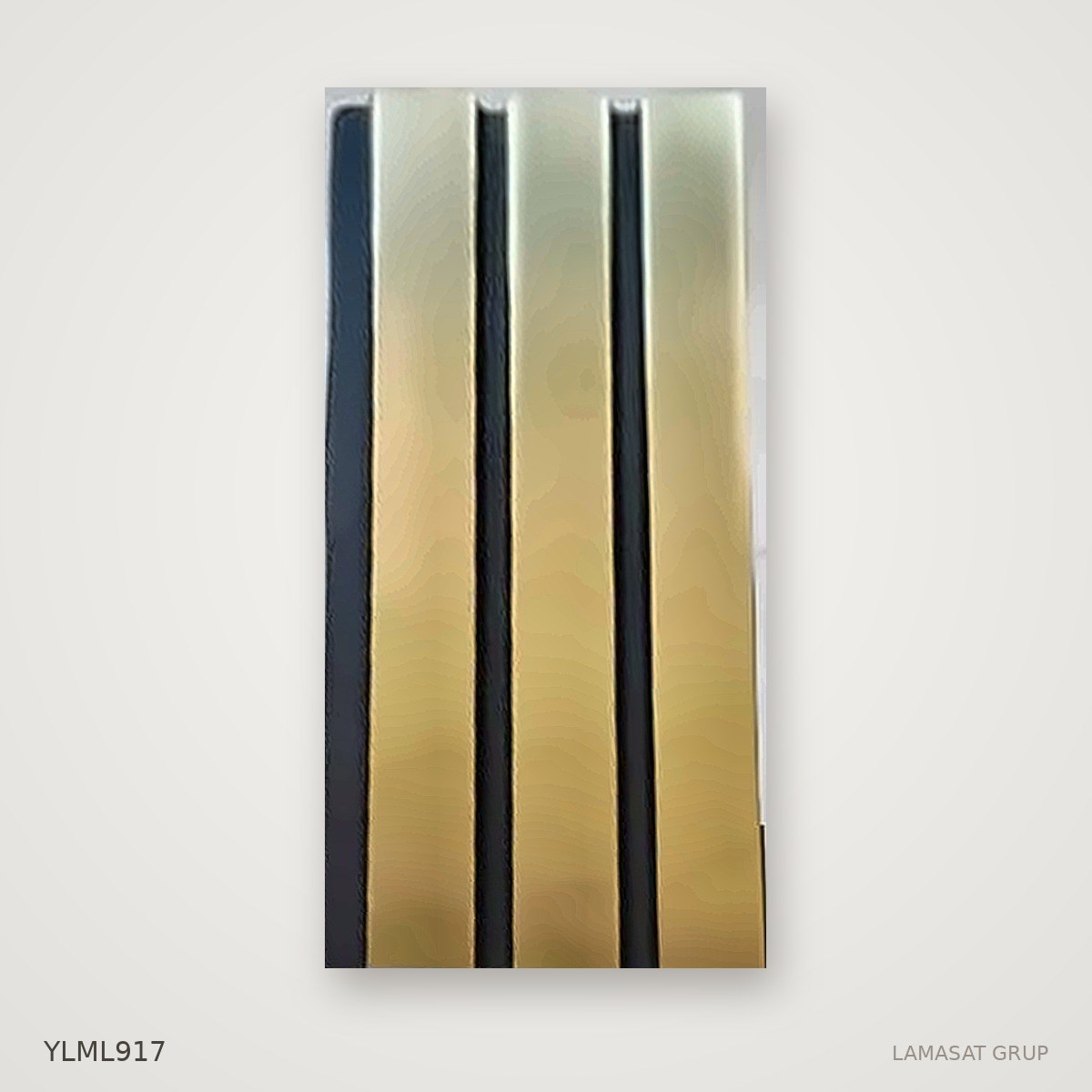 Eko Duvar Lambri Gold Siyah YLML917