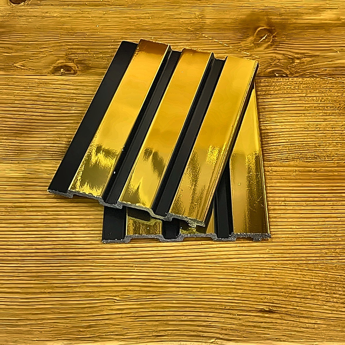 Eko Duvar Lambri Gold Siyah YLML917