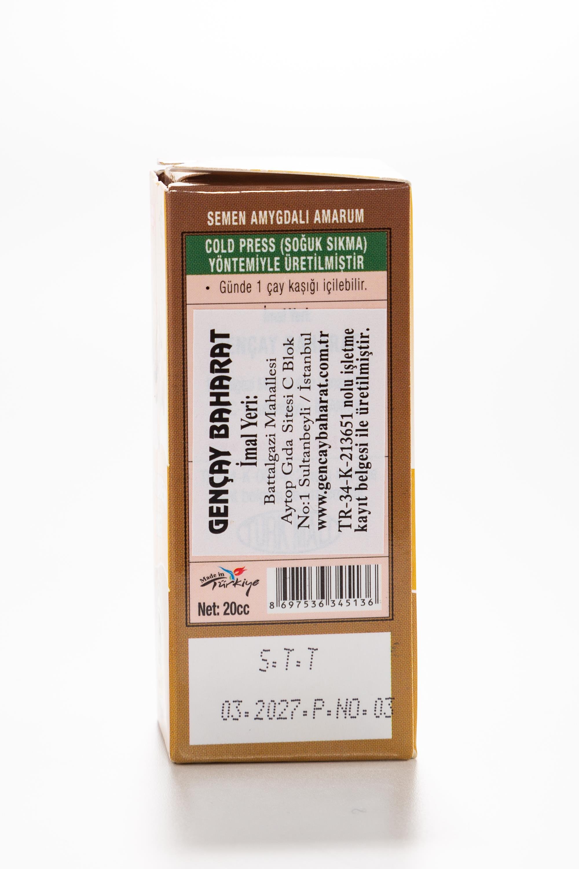 ACIBADEM YAĞI 20 CC.GENÇAY