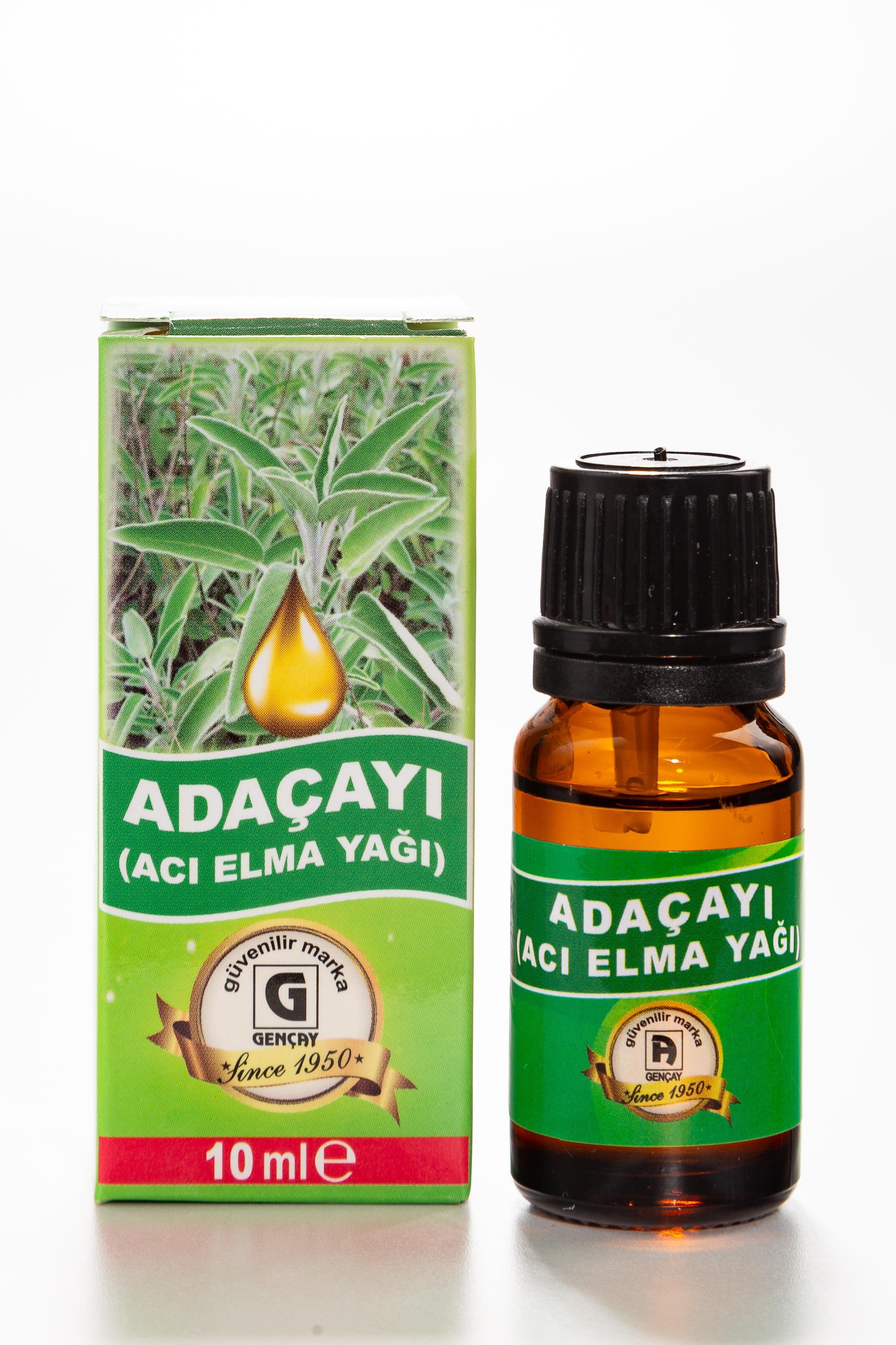 ADAÇAYI (ACI ELMA) YAĞI 10 CC.GENÇAY
