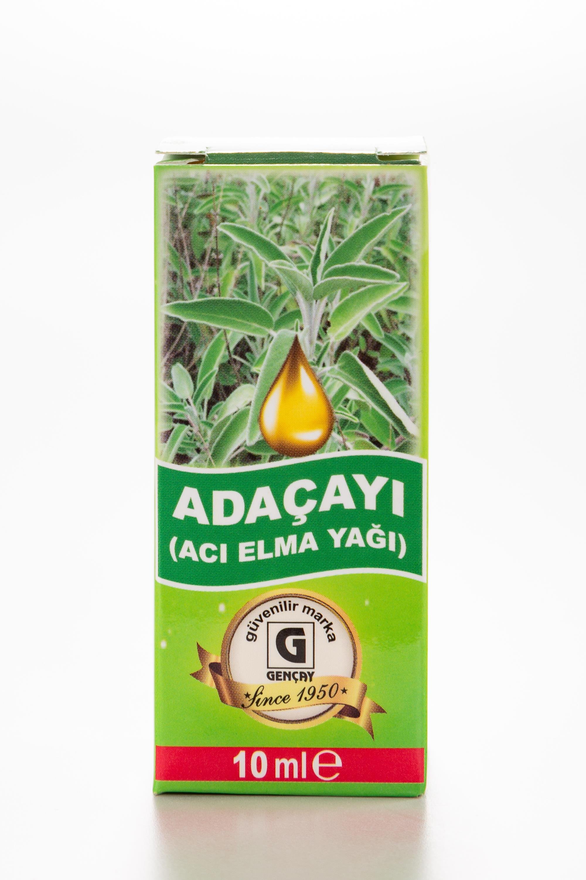 ADAÇAYI (ACI ELMA) YAĞI 10 CC.GENÇAY
