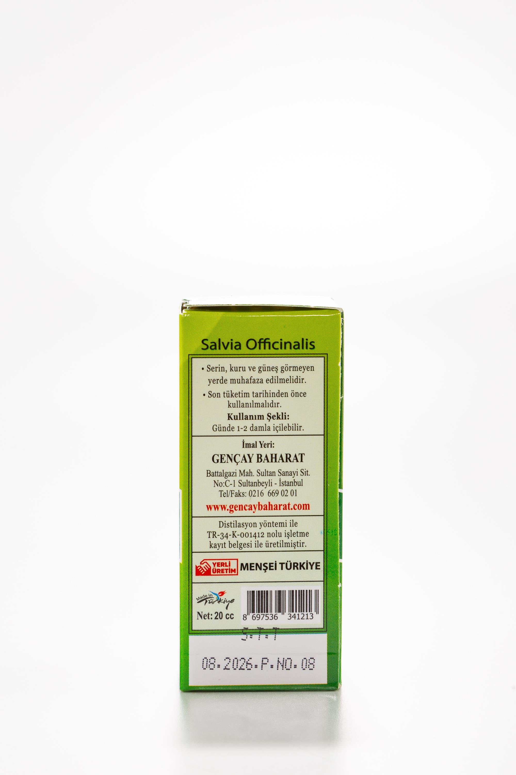 ADAÇAYI (ACI ELMA)YAĞI 20 CC.GENÇAY