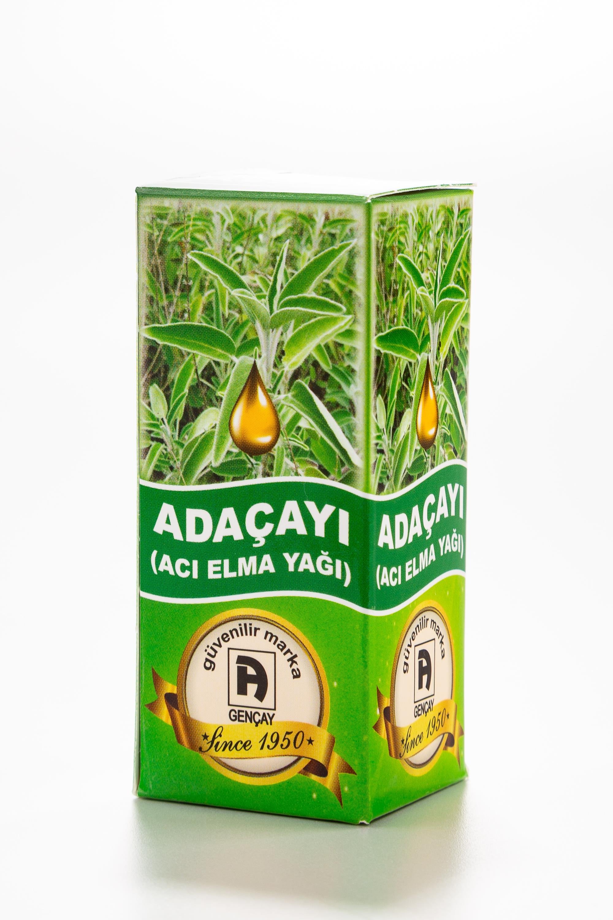 ADAÇAYI (ACI ELMA)YAĞI 20 CC.GENÇAY