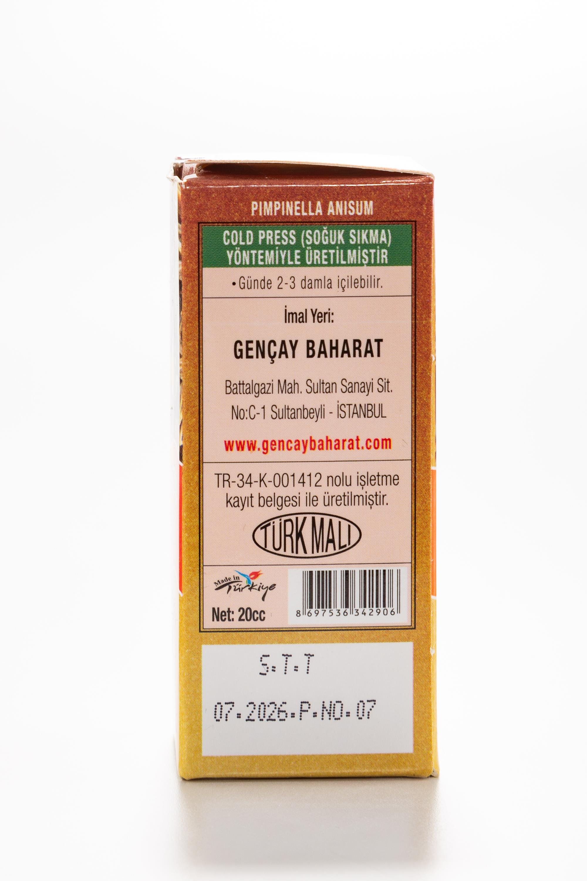 ANASON YAĞI 20 CC.GENÇAY