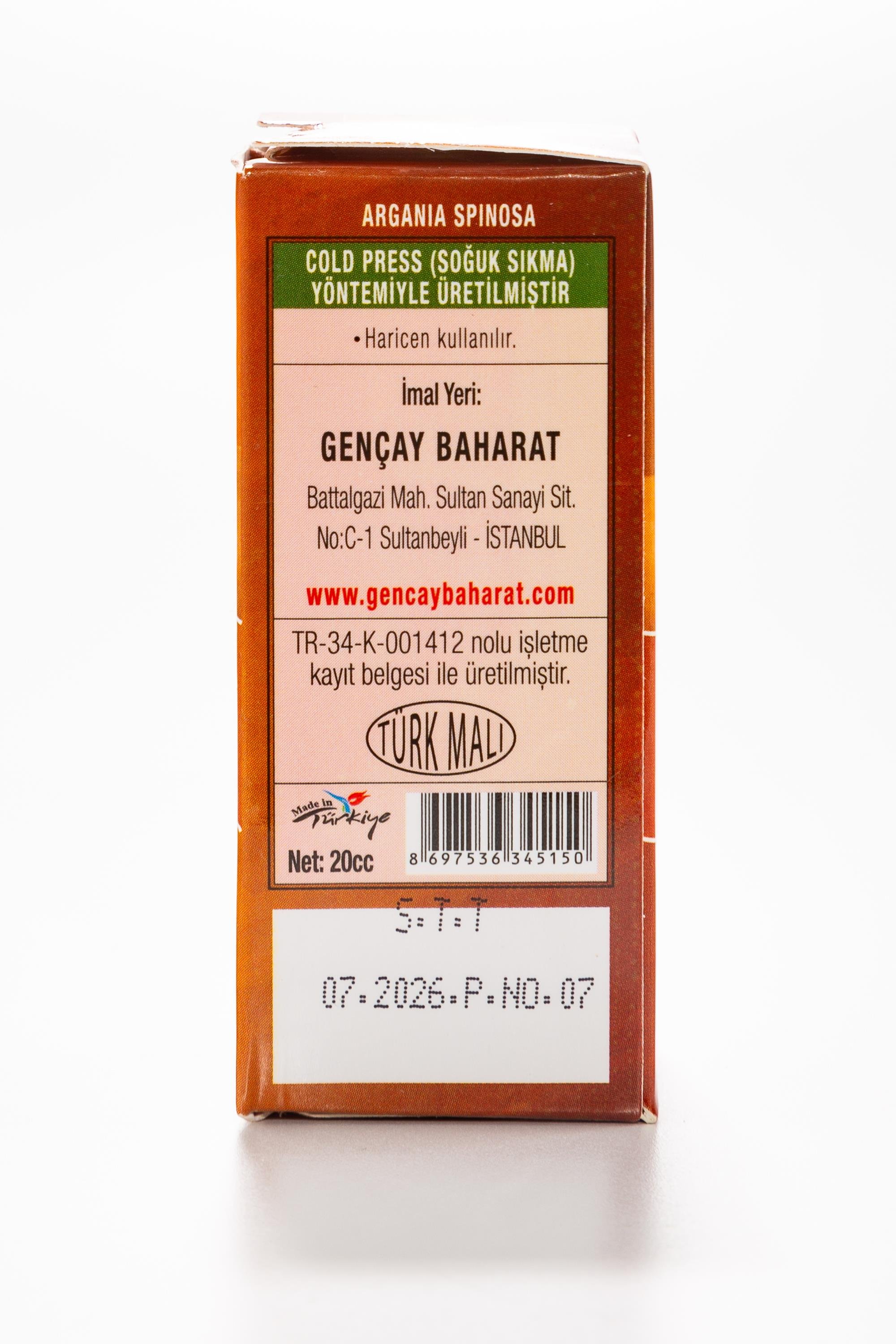 ARGAN YAĞI 20CC.GENCAY