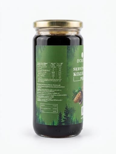 ÇAM (SERVİ) KOZALAK PEKMEZİ BIOBIENS 640 GR.