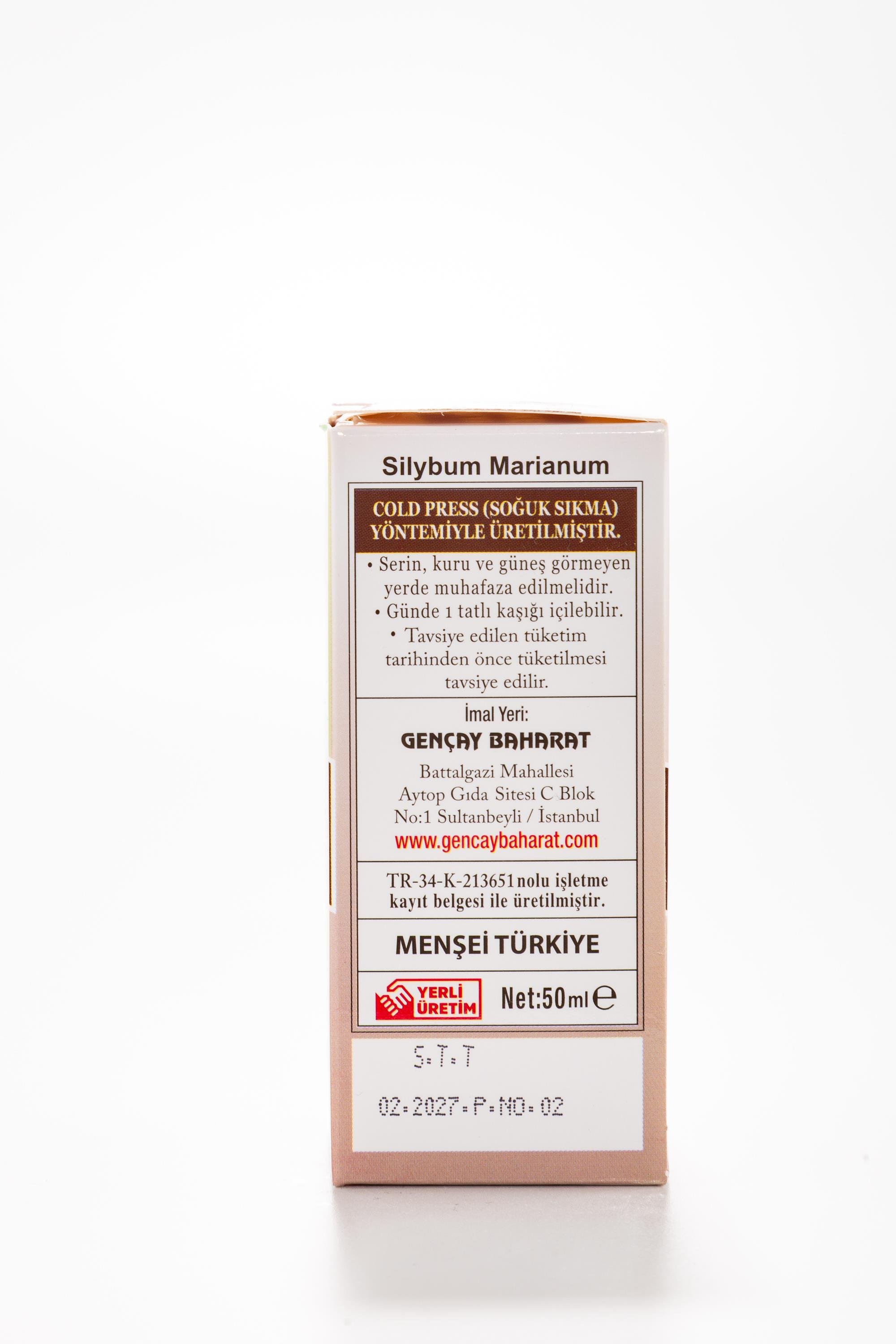 DEVE DİKENİ TOHUMU YAĞI 50 CC. GENÇAY