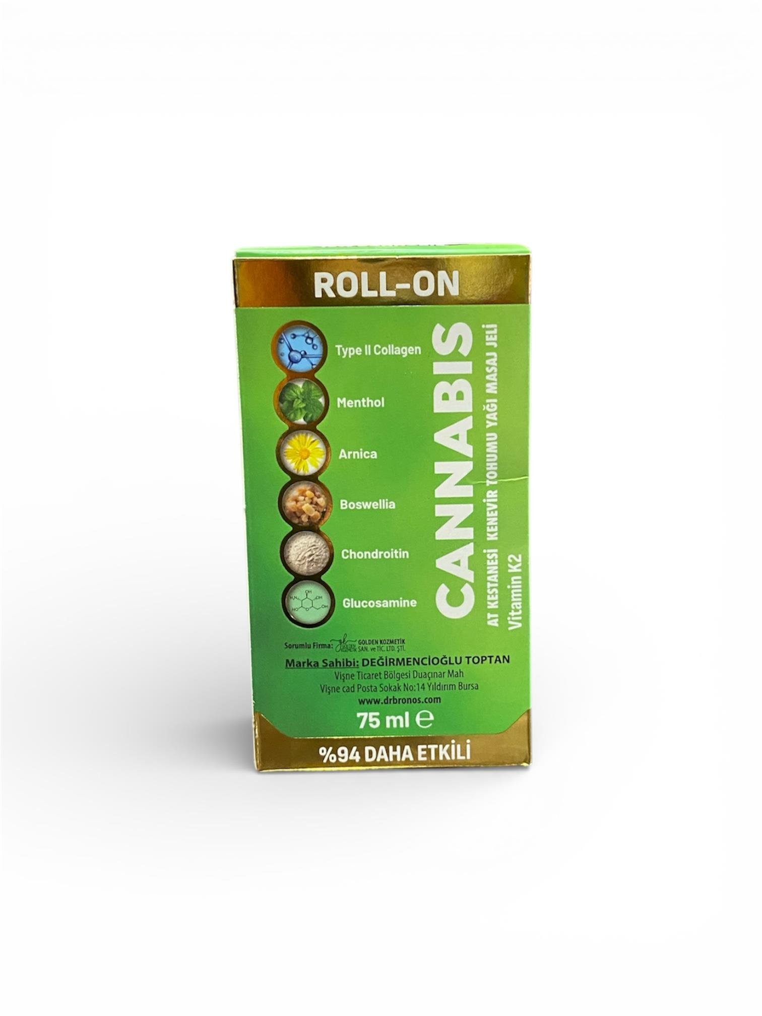 Dr. Bronos Cannabıs Roll On 75 Ml.