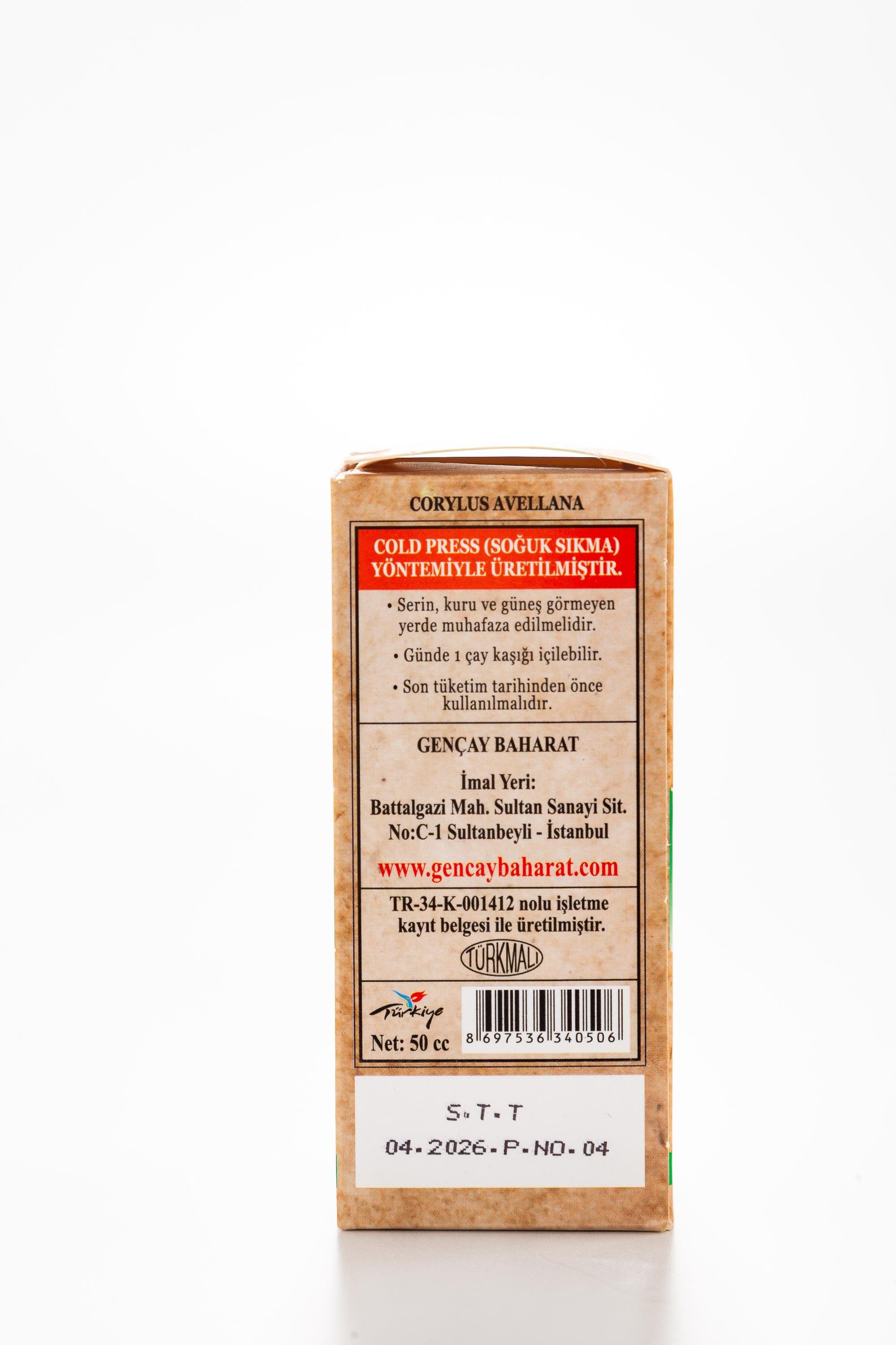 FINDIK YAĞI 50 CC.GENÇAY