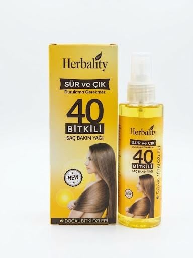 HERBALİTY 40 BİTKİ SAÇ BAKIM YAĞI 150 ML.