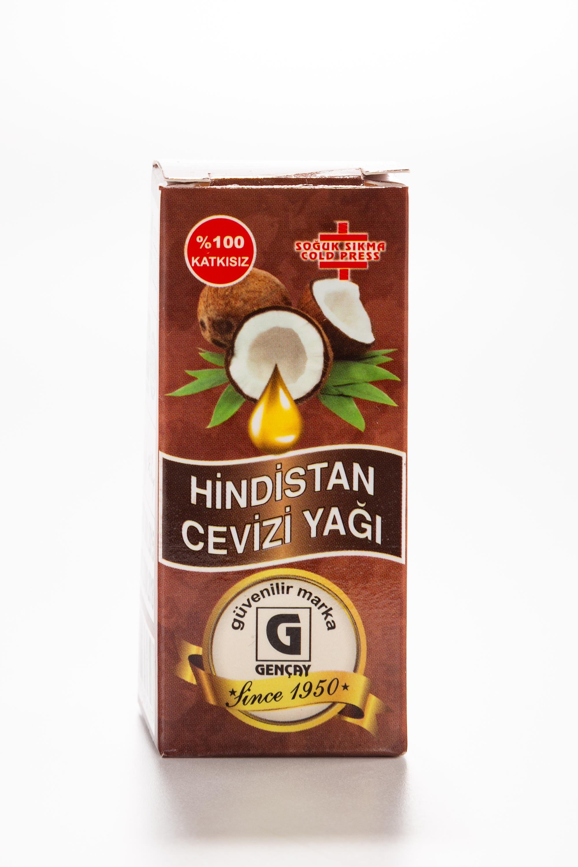 HİNDİSTAN CEVİZİ YAĞI 20 CC.GENÇAY