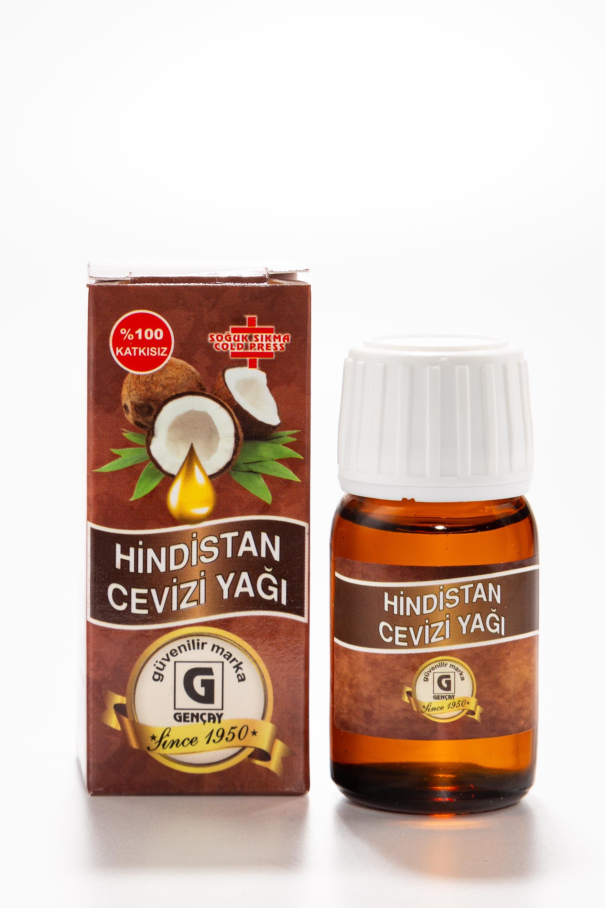 HİNDİSTAN CEVİZİ YAĞI 20 CC.GENÇAY