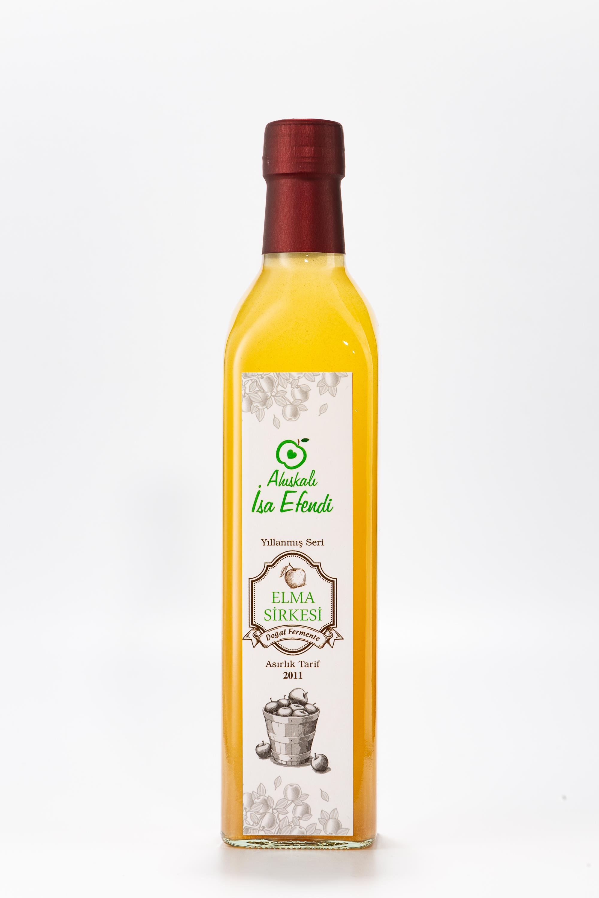 İSA EFENDİ ELMA SİRKE 500 ML.YILLANMIŞ