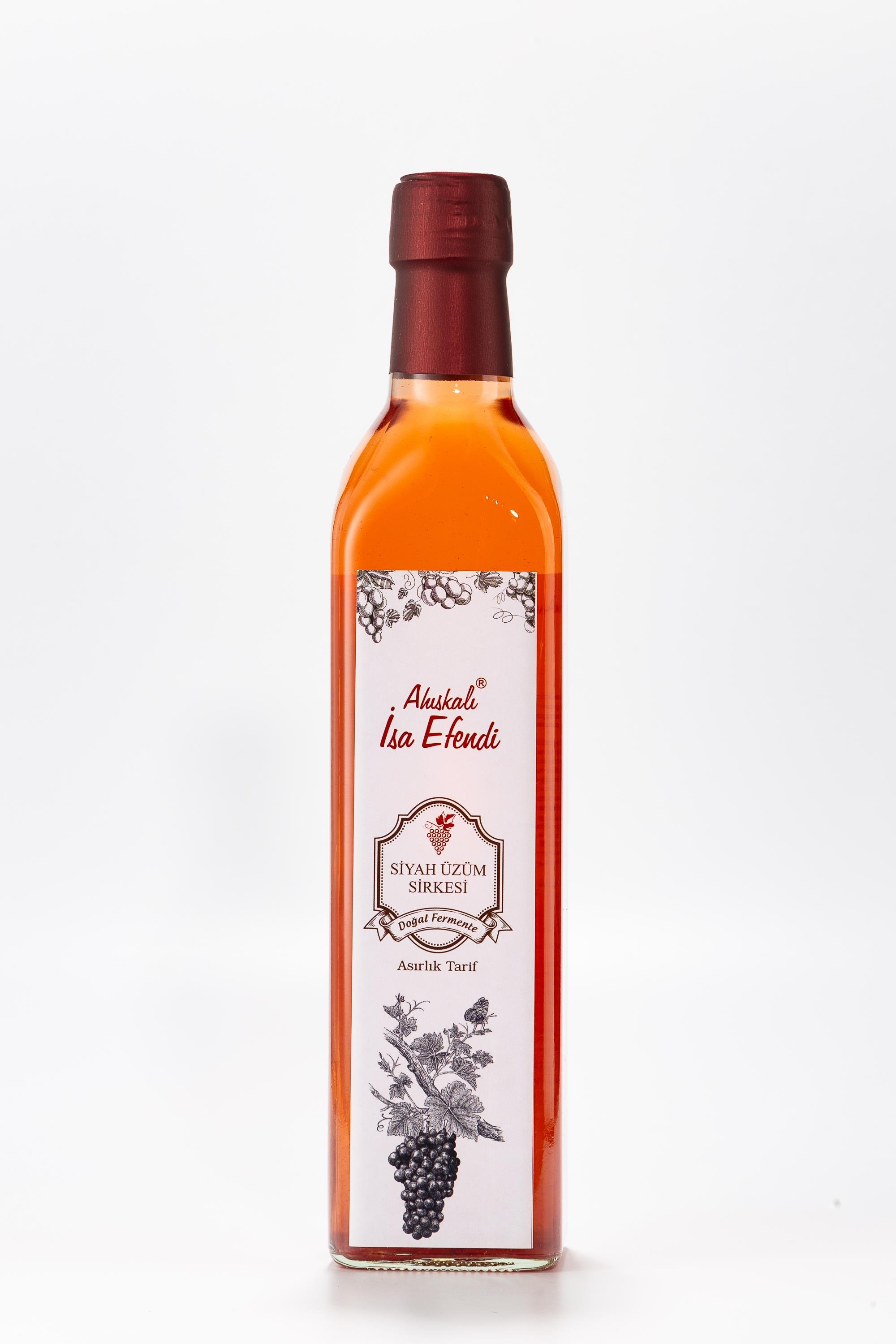 İsa Efendi Siyah Üzüm Sirkesi 500 Ml.
