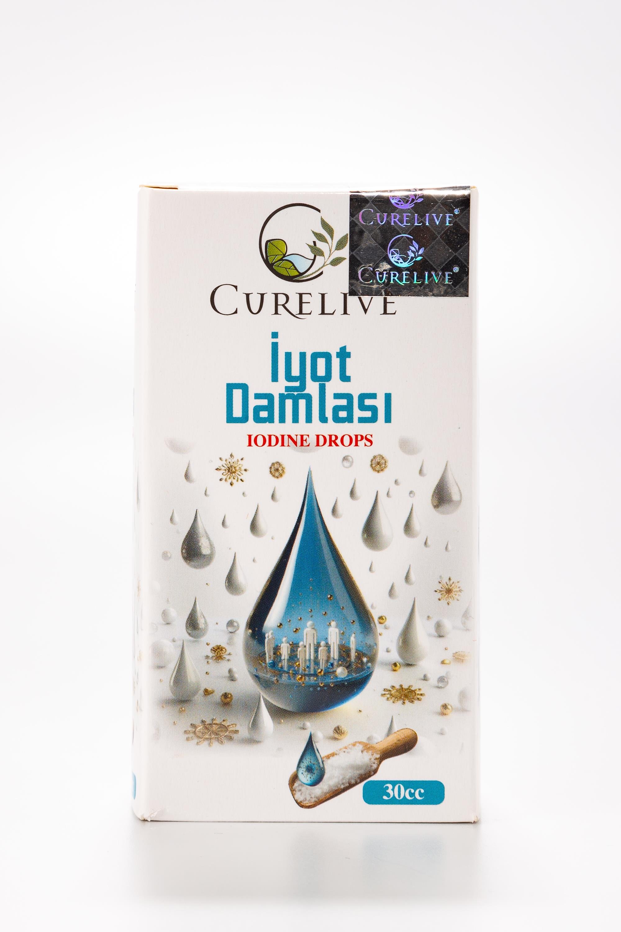 İYOT DAMLASI 30 ML.CURELIVE