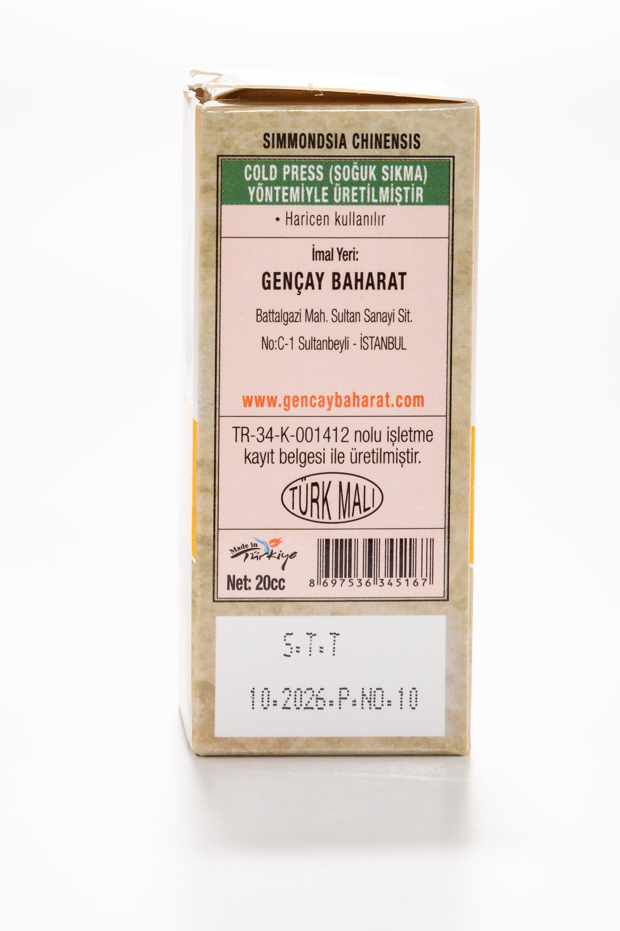 JOJOBO YAĞI 20 CC.GENÇAY