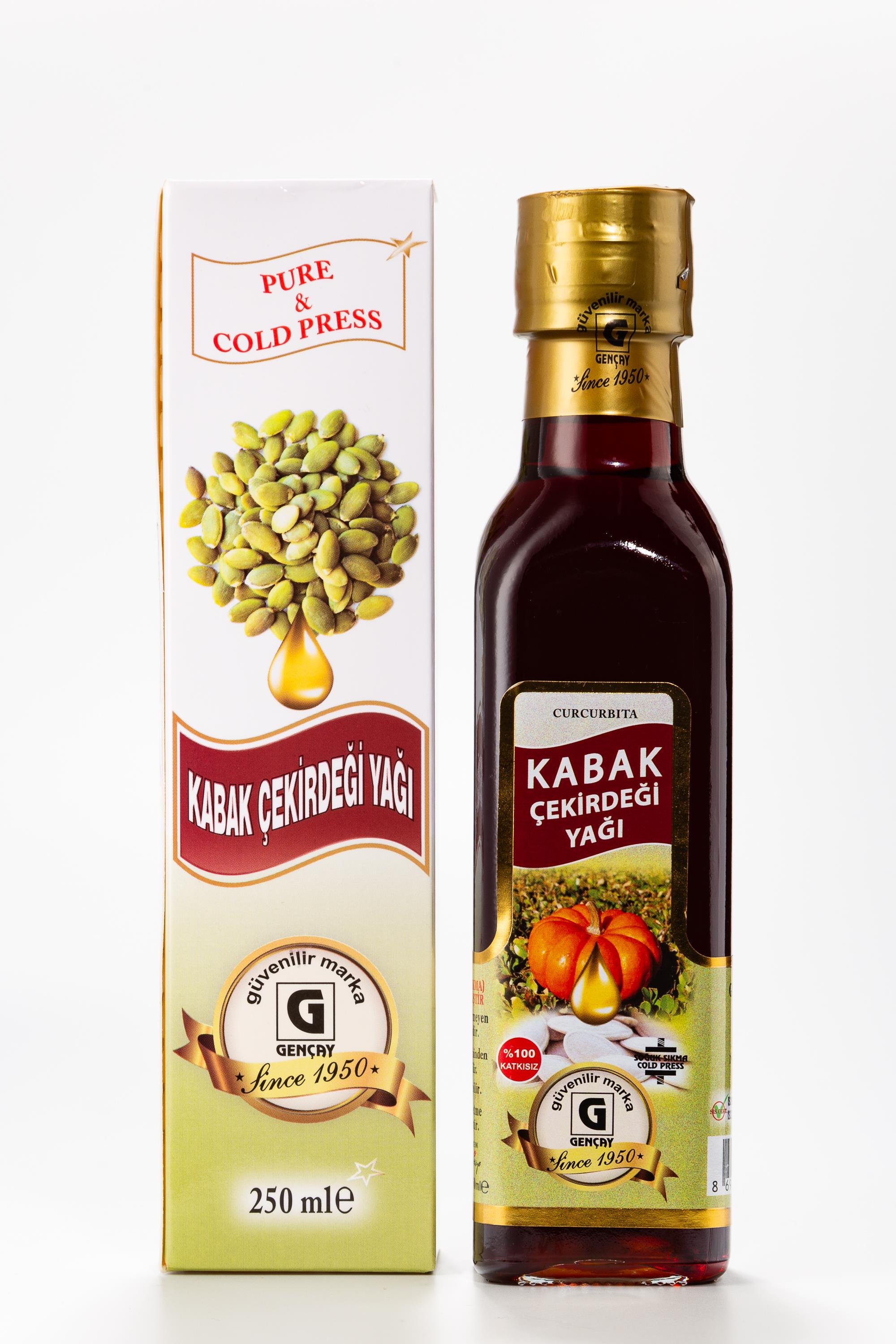 KABAK ÇEKİRDEĞİ YAĞI 250 CC. GENÇAY
