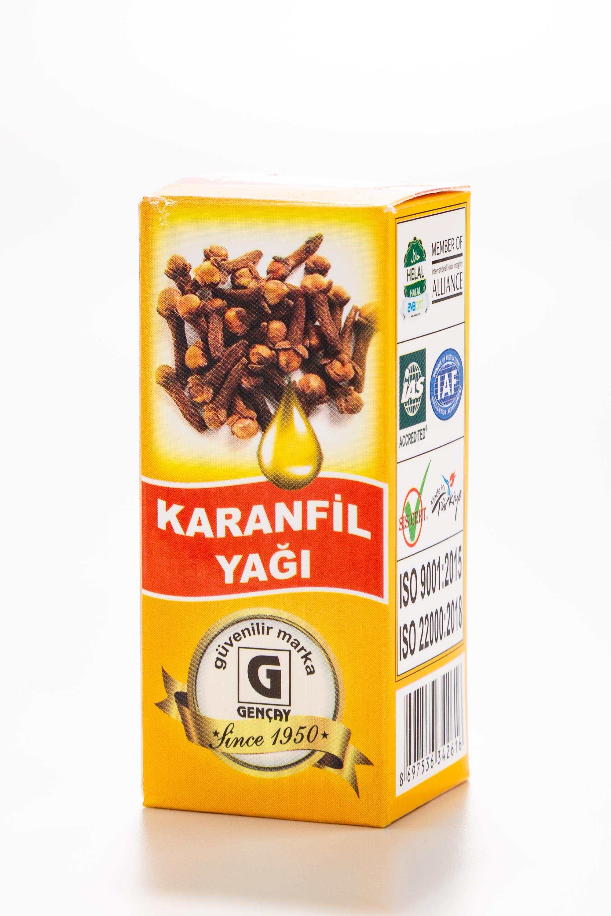KARANFİL YAĞI 20 CC.GENÇAY