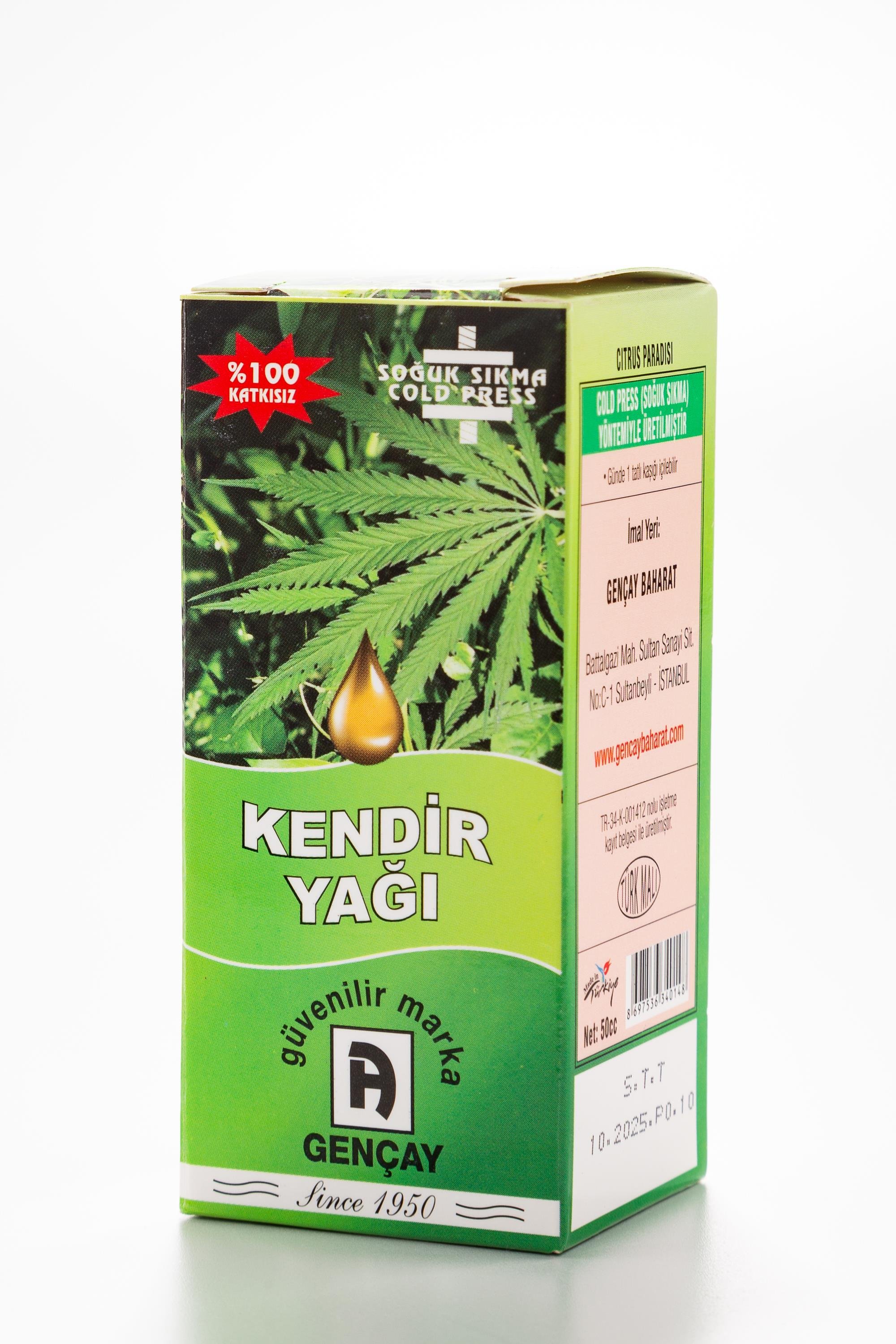 KENDİR YAĞI 50 CC.GENÇAY