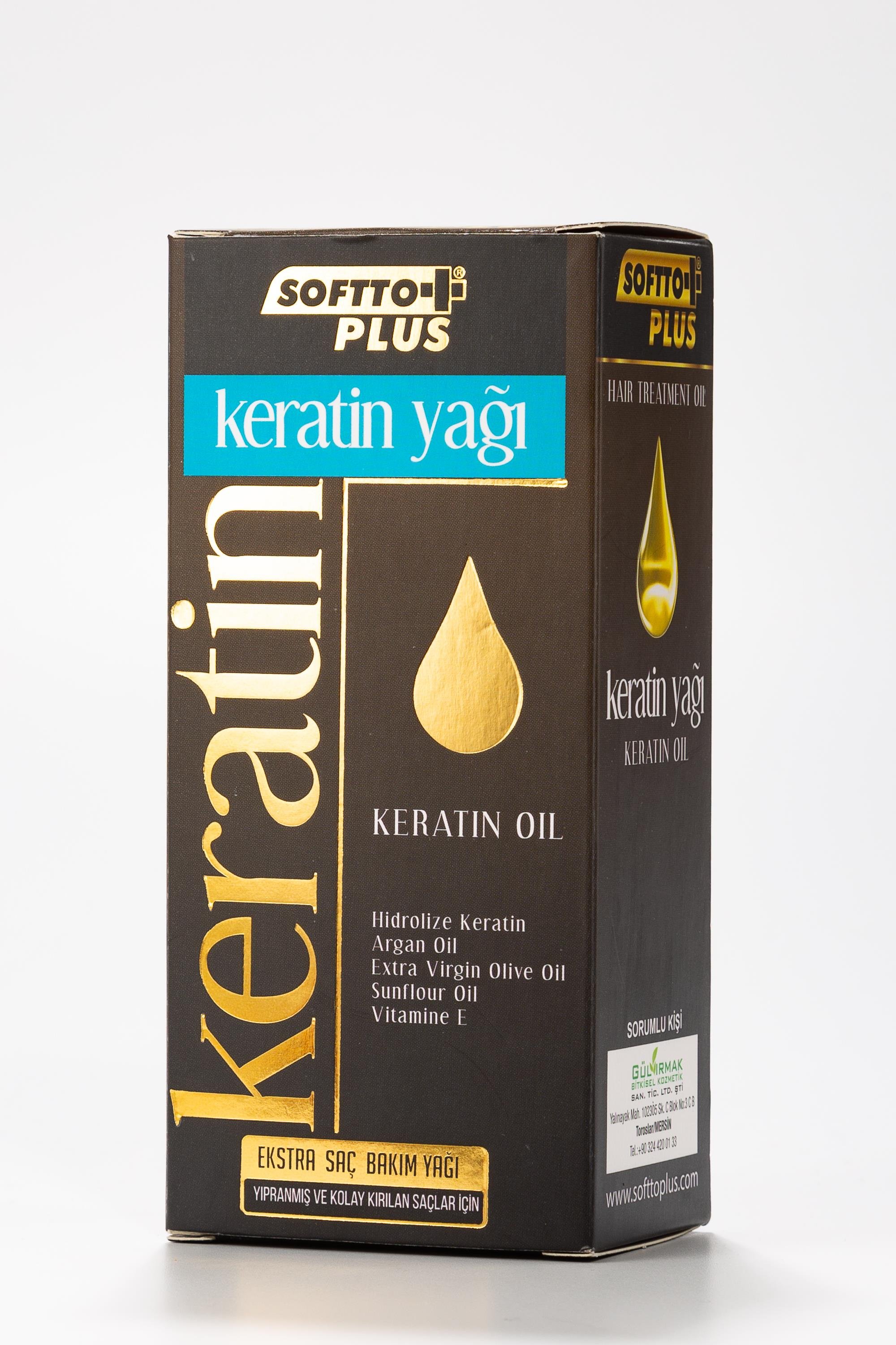 KERATİN YAĞI 50 ML.SOFTTO PLUS
