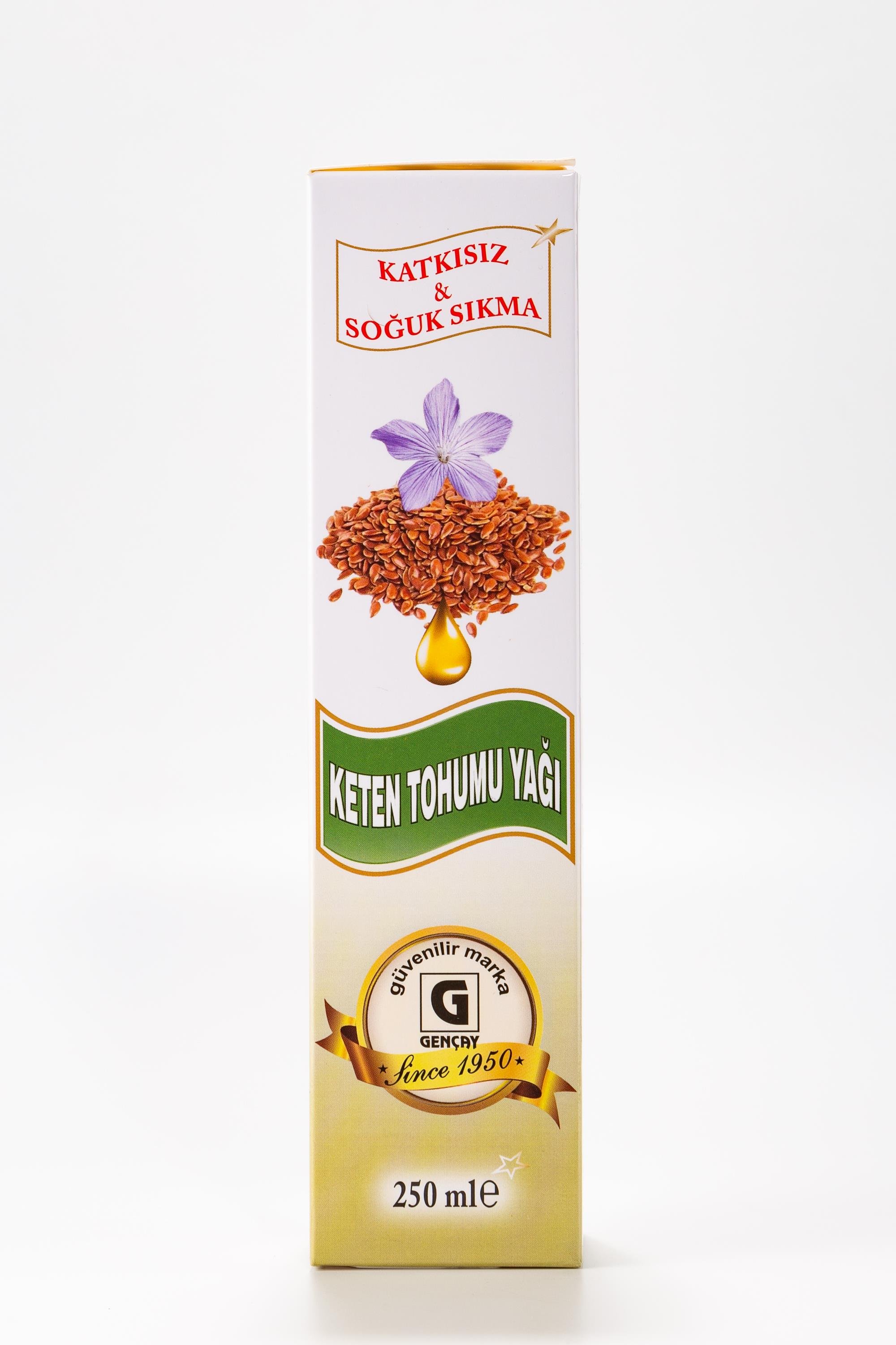 KETEN TOHUMU YAĞI 250 CC.GENÇAY