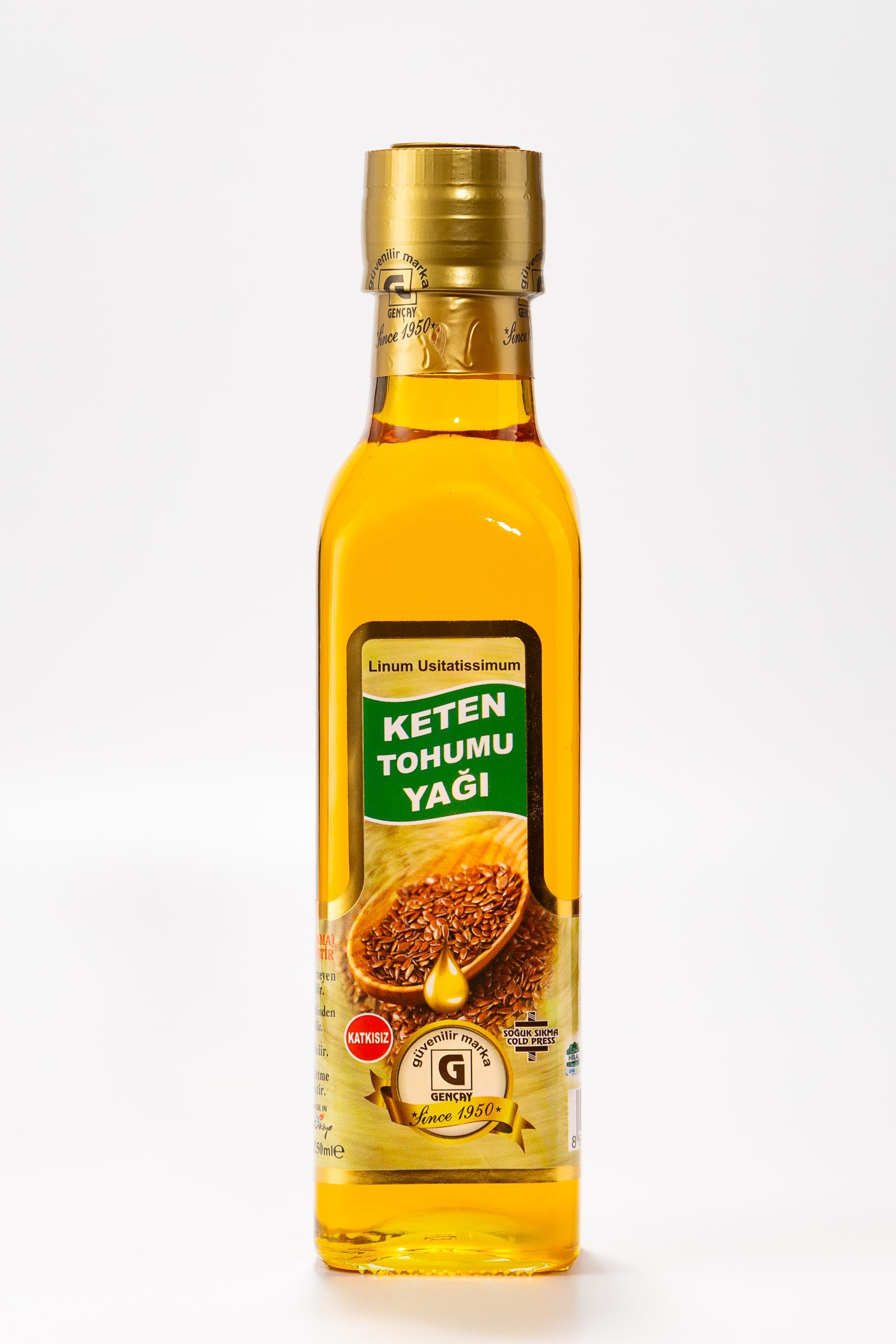 KETEN TOHUMU YAĞI 250 CC.GENÇAY