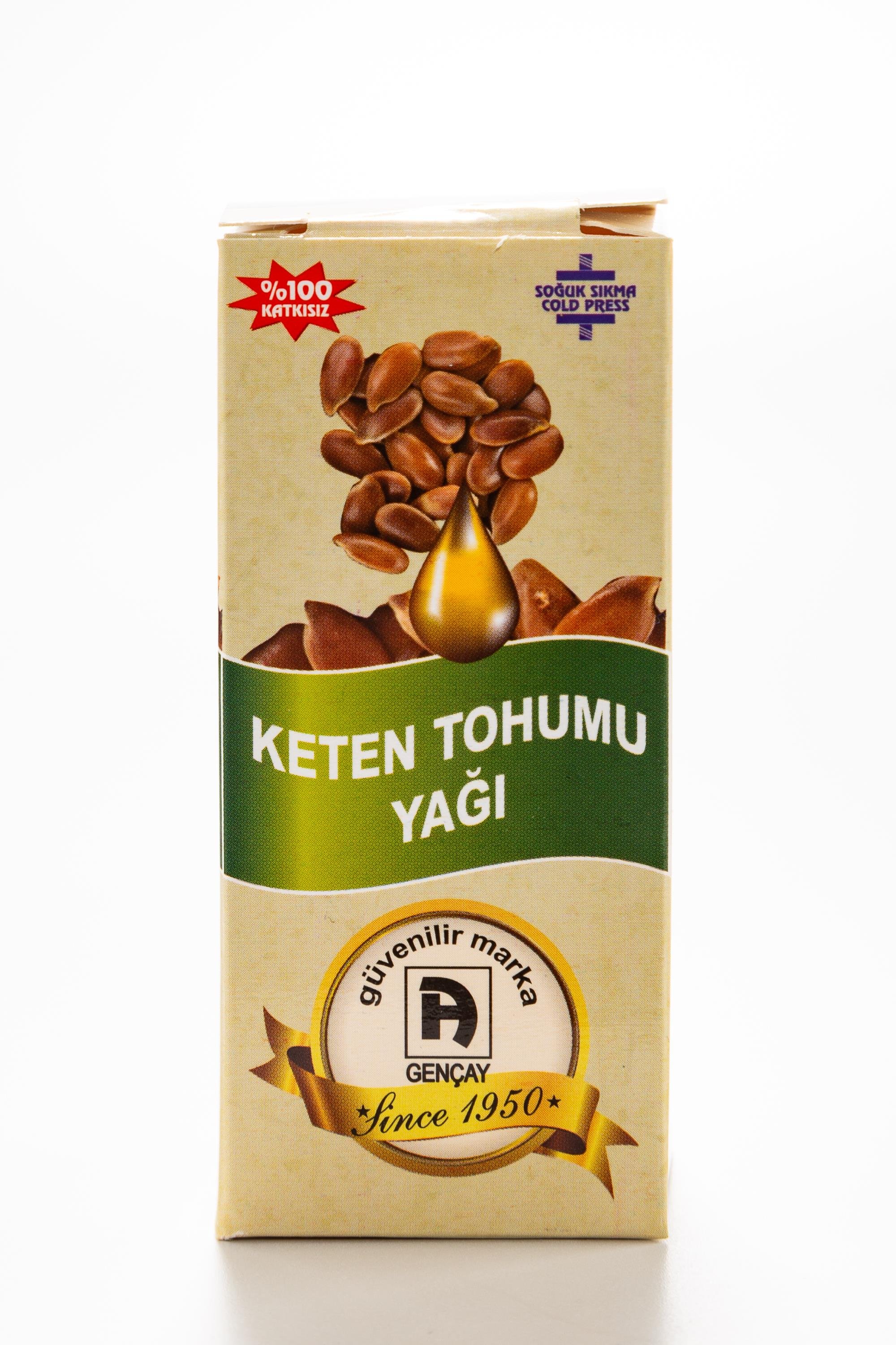 KETEN TOHUMU YAĞI 50 CC.GENÇAY
