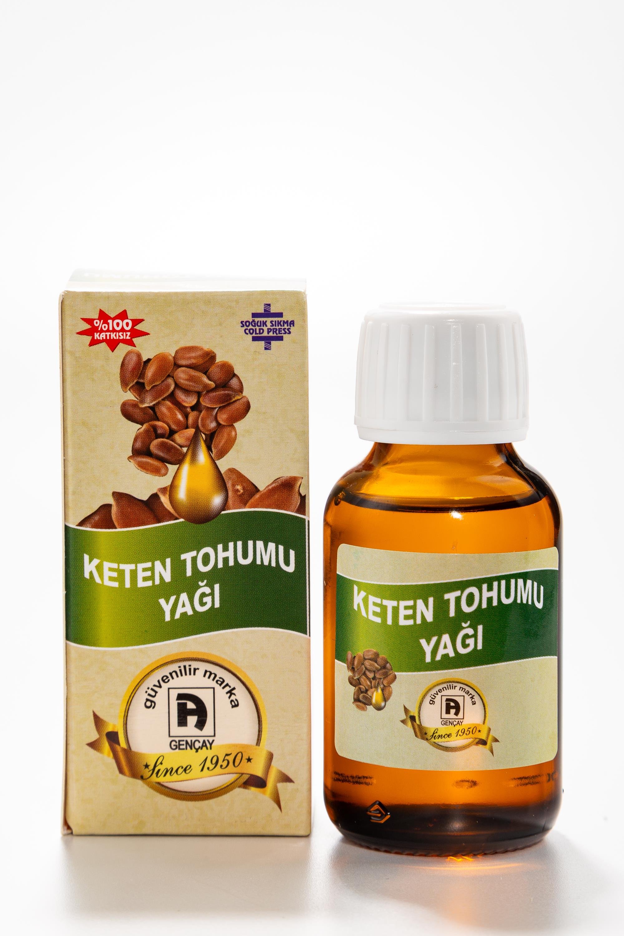 KETEN TOHUMU YAĞI 50 CC.GENÇAY
