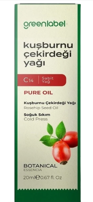 Kuş Burnu Çekirdeği Yağı Greenlebel 20 Ml.