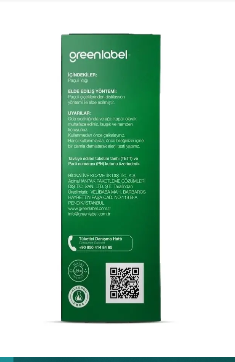Paçuli Yağı Greenlabel 10 Ml.