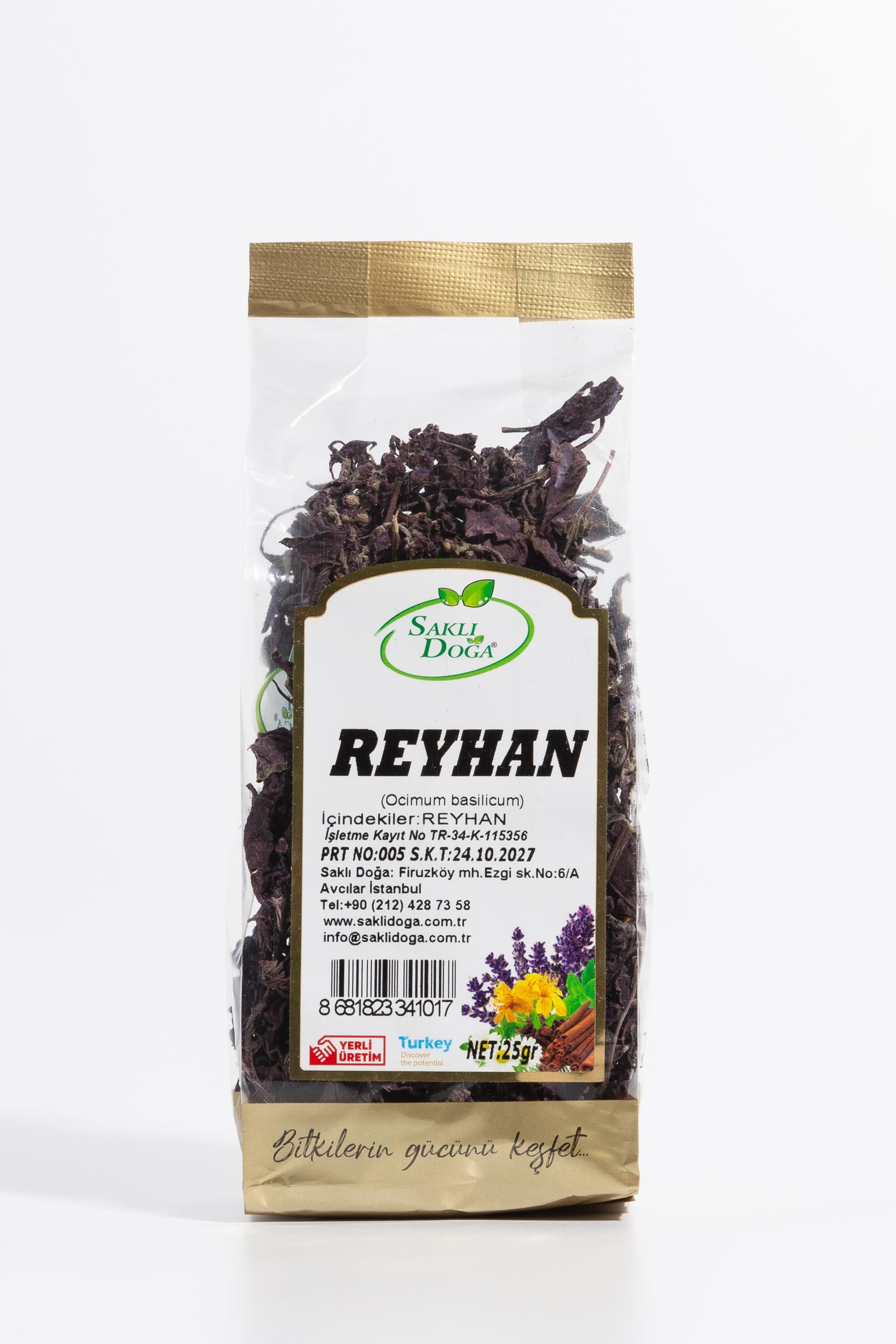 REYHAN KURU 25 GR.SAKLI DOĞA
