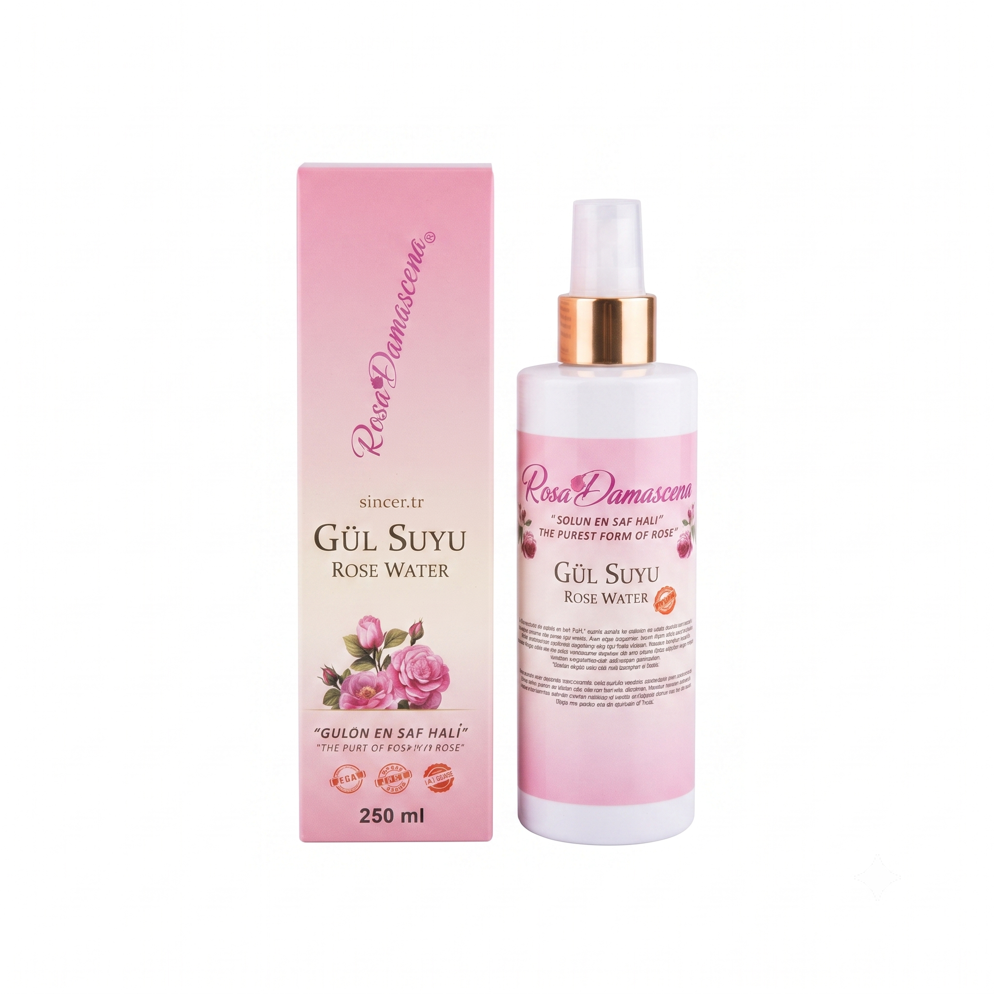 Rosa Damascena Gül Suyu 250 Ml.