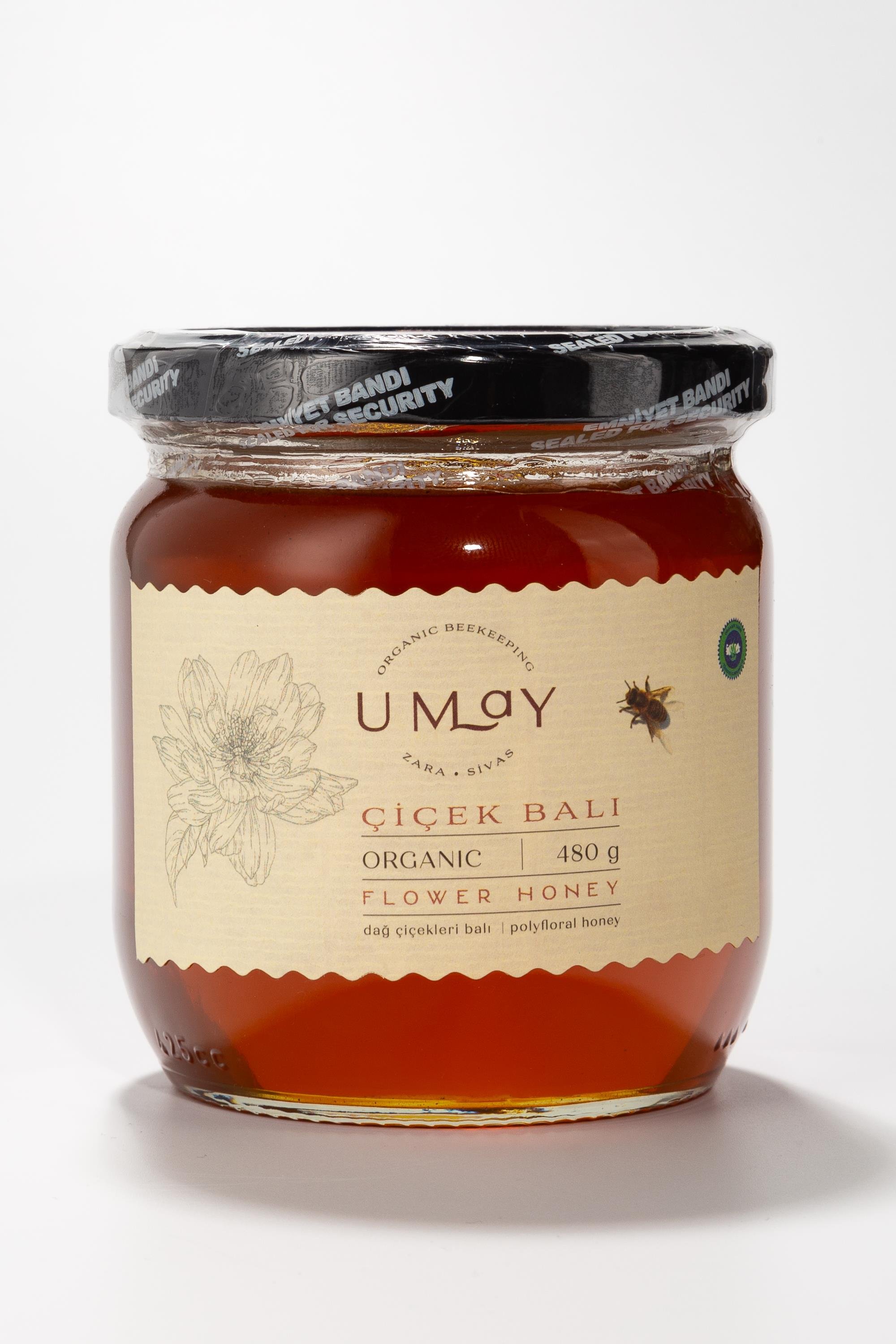 UMAY ORGANİK ÇİÇEK BALI 480 GR.