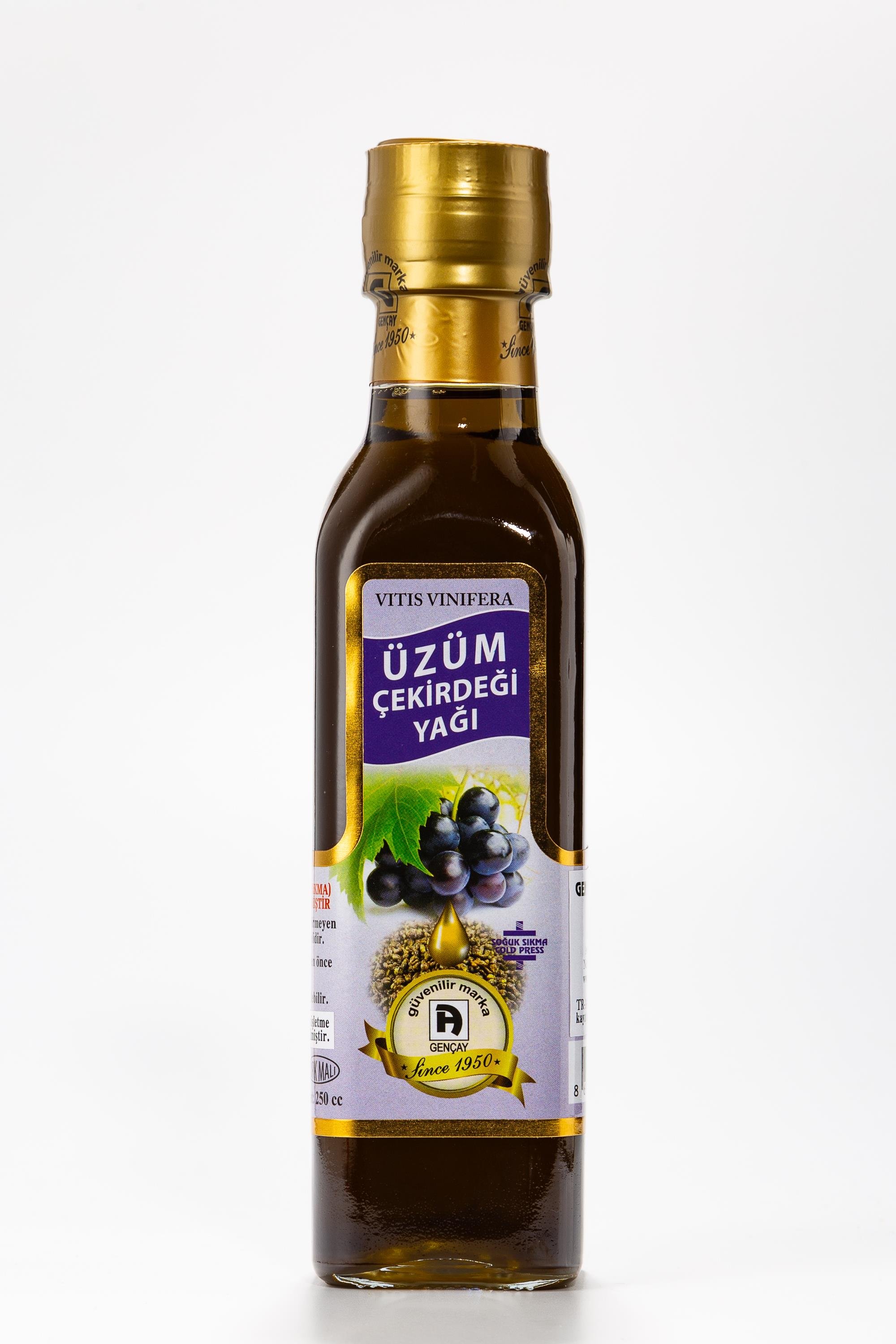 ÜZÜM ÇEKİRDEĞİ YAĞI 250 CC.GENÇAY