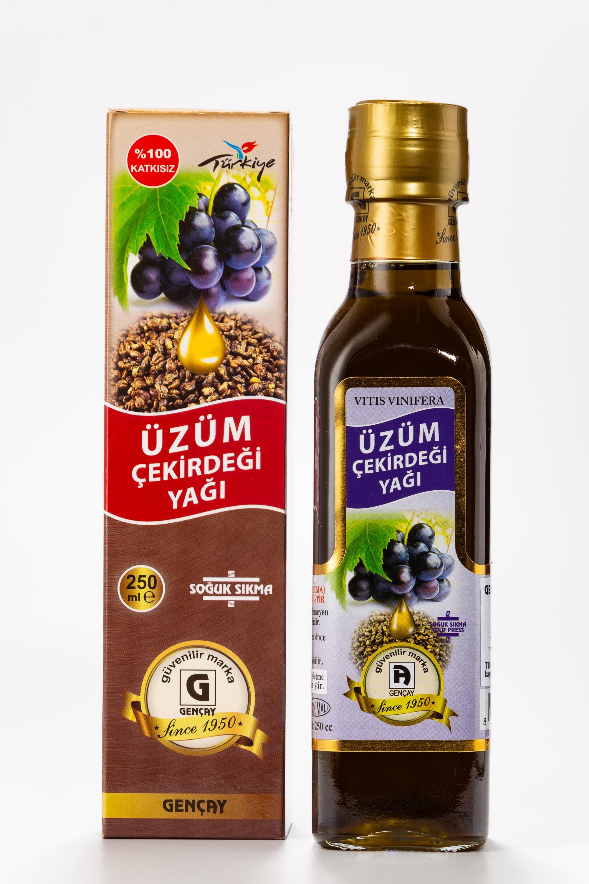 ÜZÜM ÇEKİRDEĞİ YAĞI 250 CC.GENÇAY