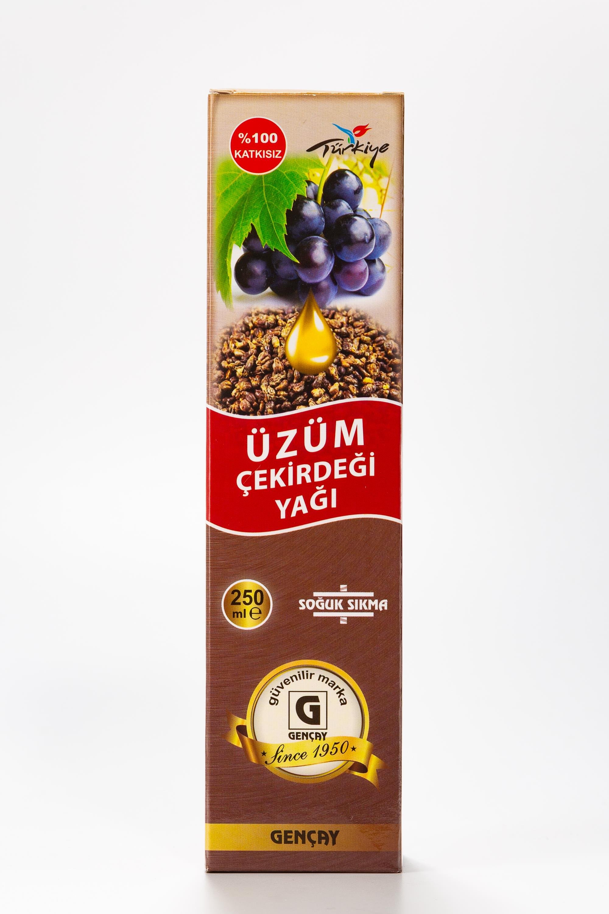 ÜZÜM ÇEKİRDEĞİ YAĞI 250 CC.GENÇAY