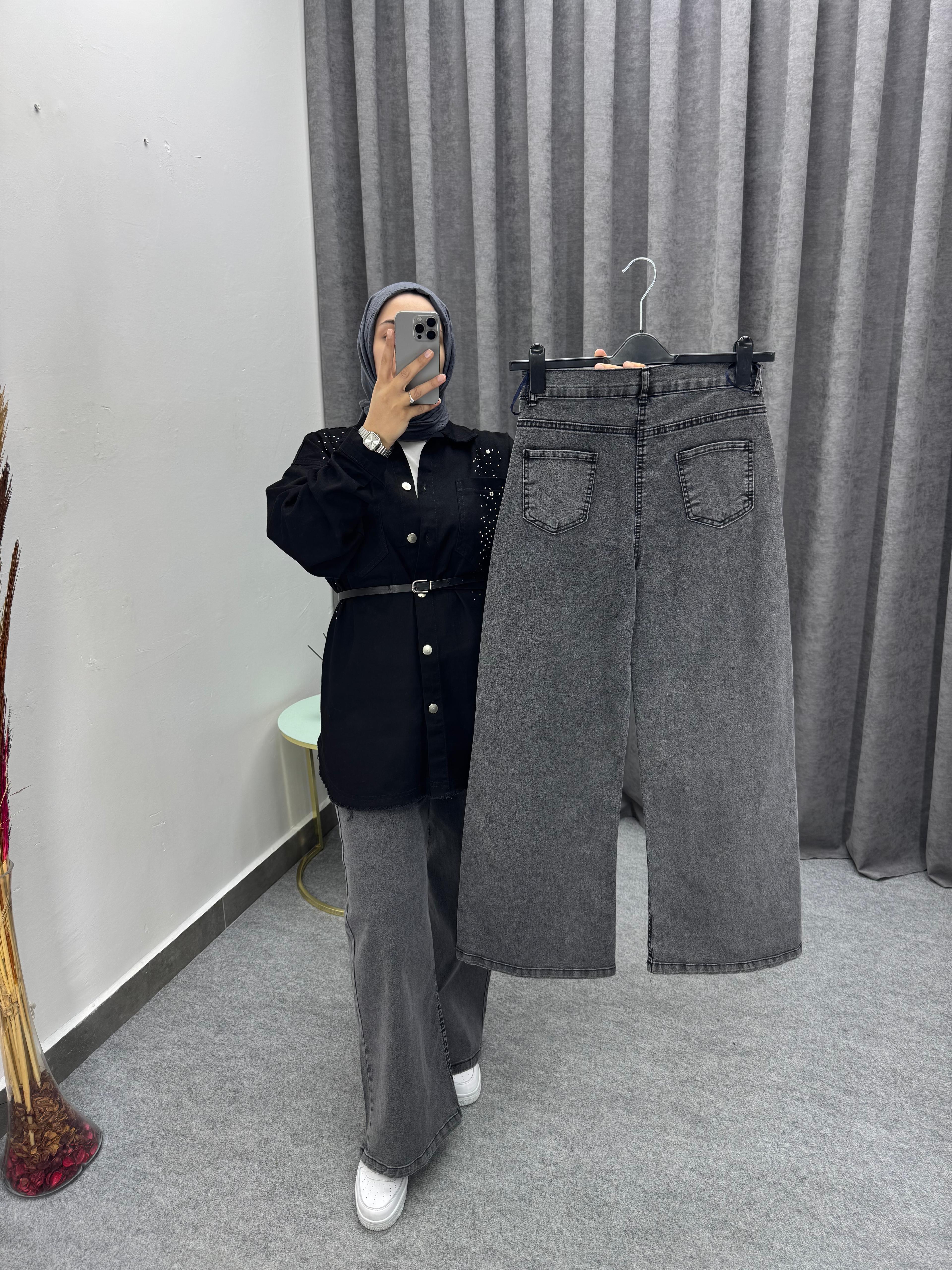 Gri Baggy Jean's